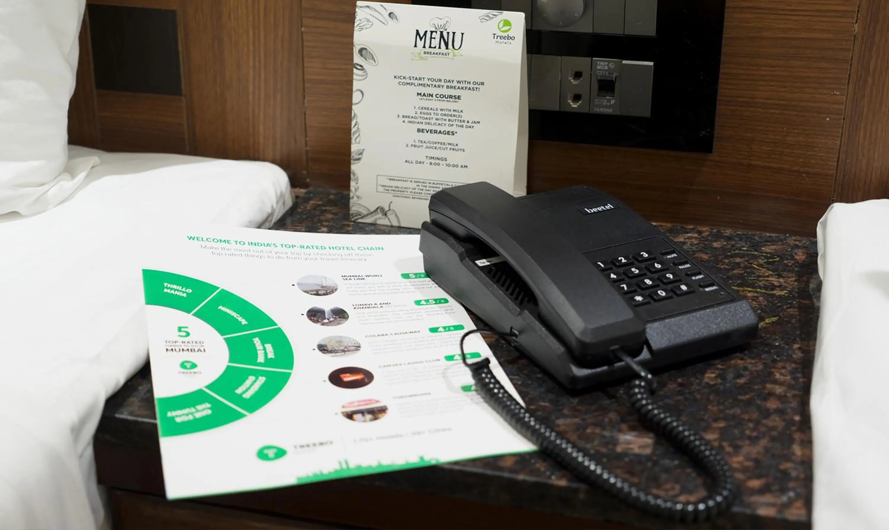 Bedroom in Treebo Olive Inn Near BKC