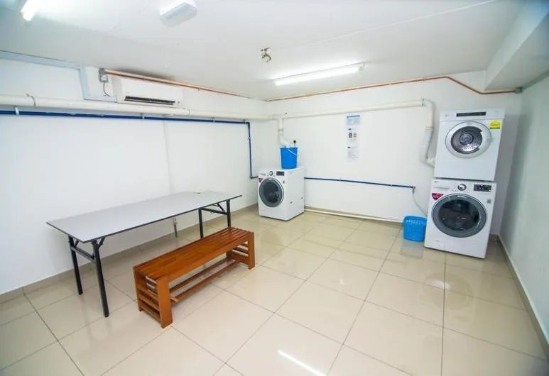 laundry in Cube 8 Teens Taman Mount Austin Apartment by UHA
