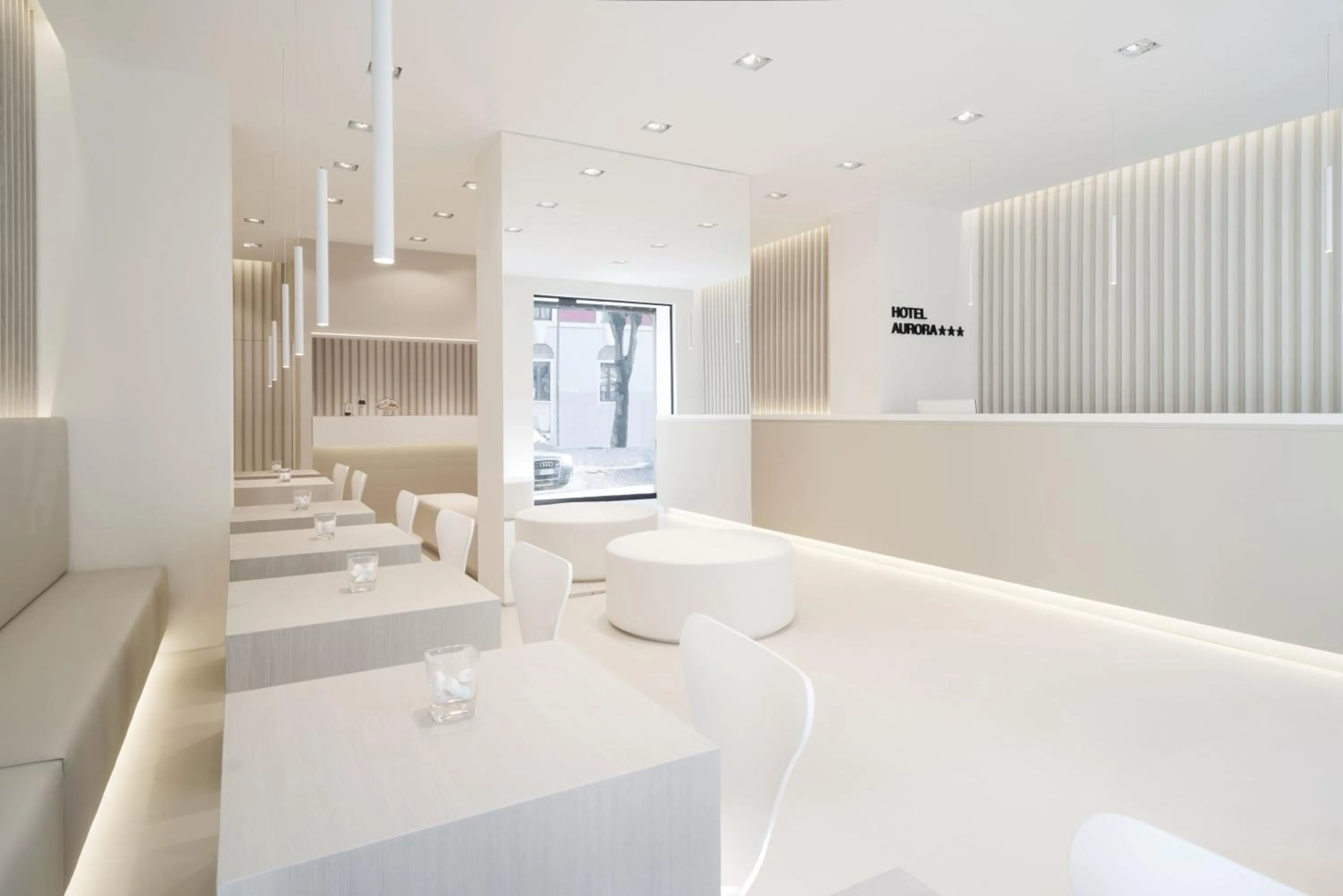 Lobby or reception in Hotel Aurora