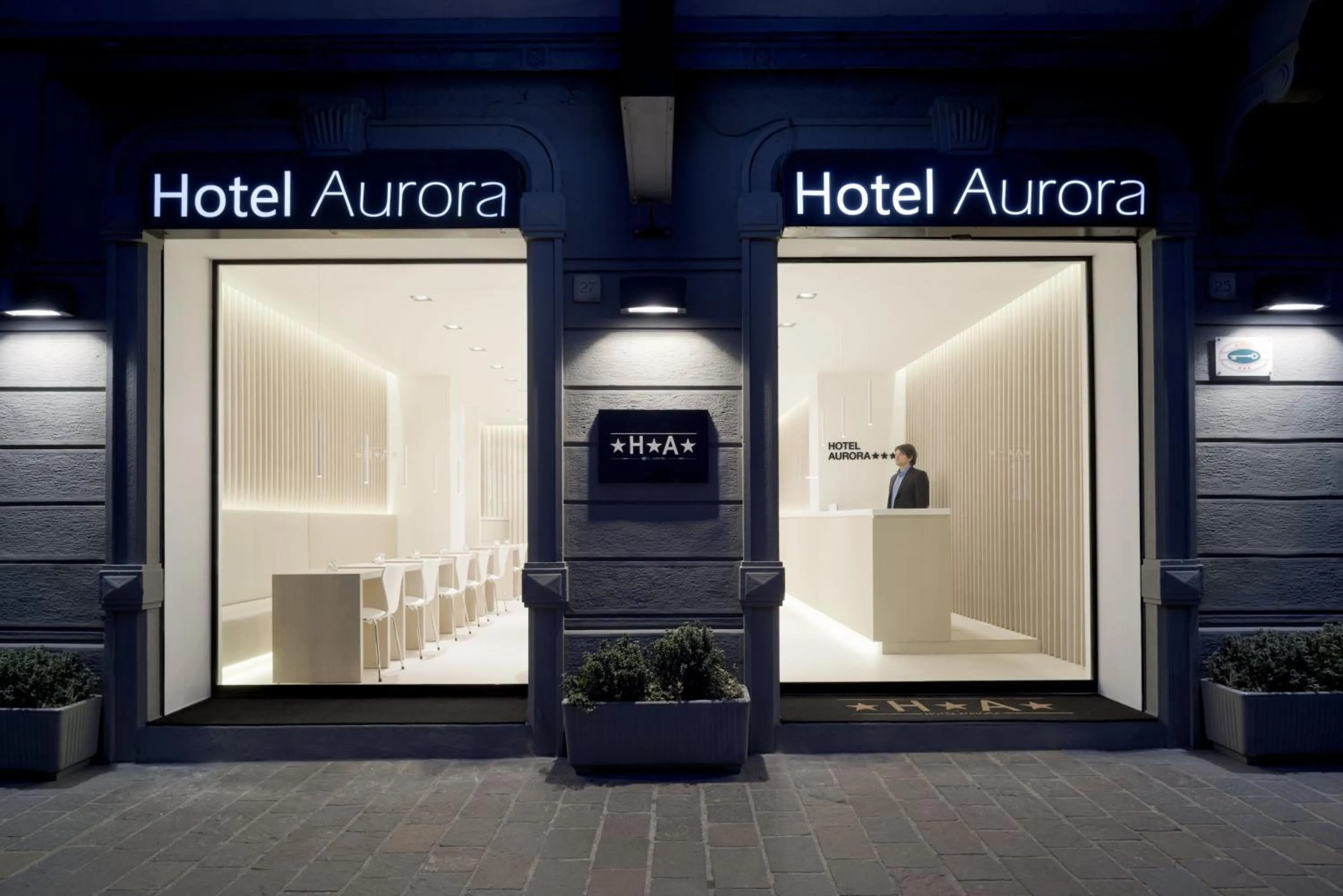 Facade/entrance in Hotel Aurora