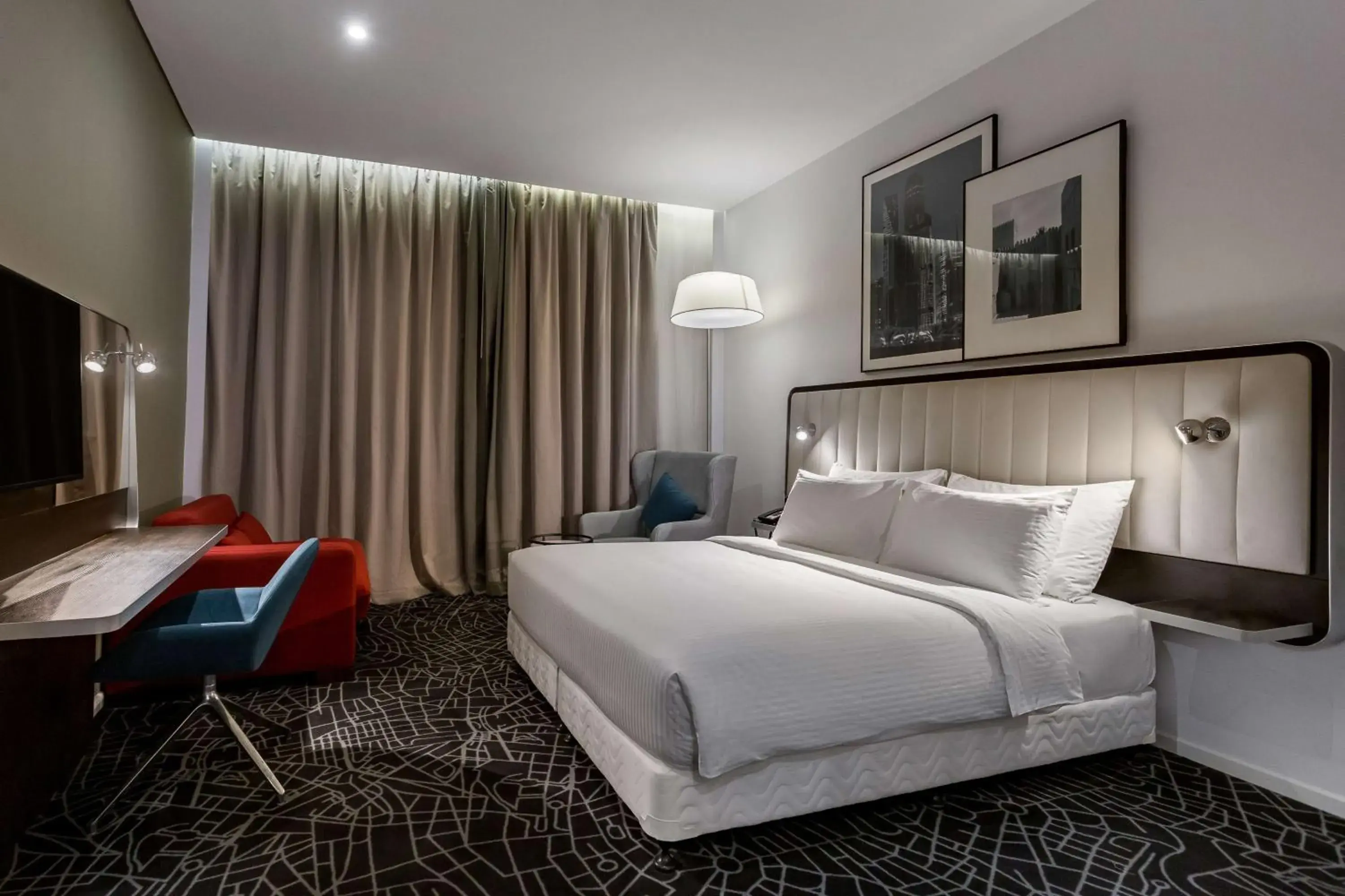 Photo of the whole room, Bed in Radisson Hotel & Apartments Dammam Industrial City Photo of the whole room, Bed in Radisson Hotel & Apartments Dammam Industrial City