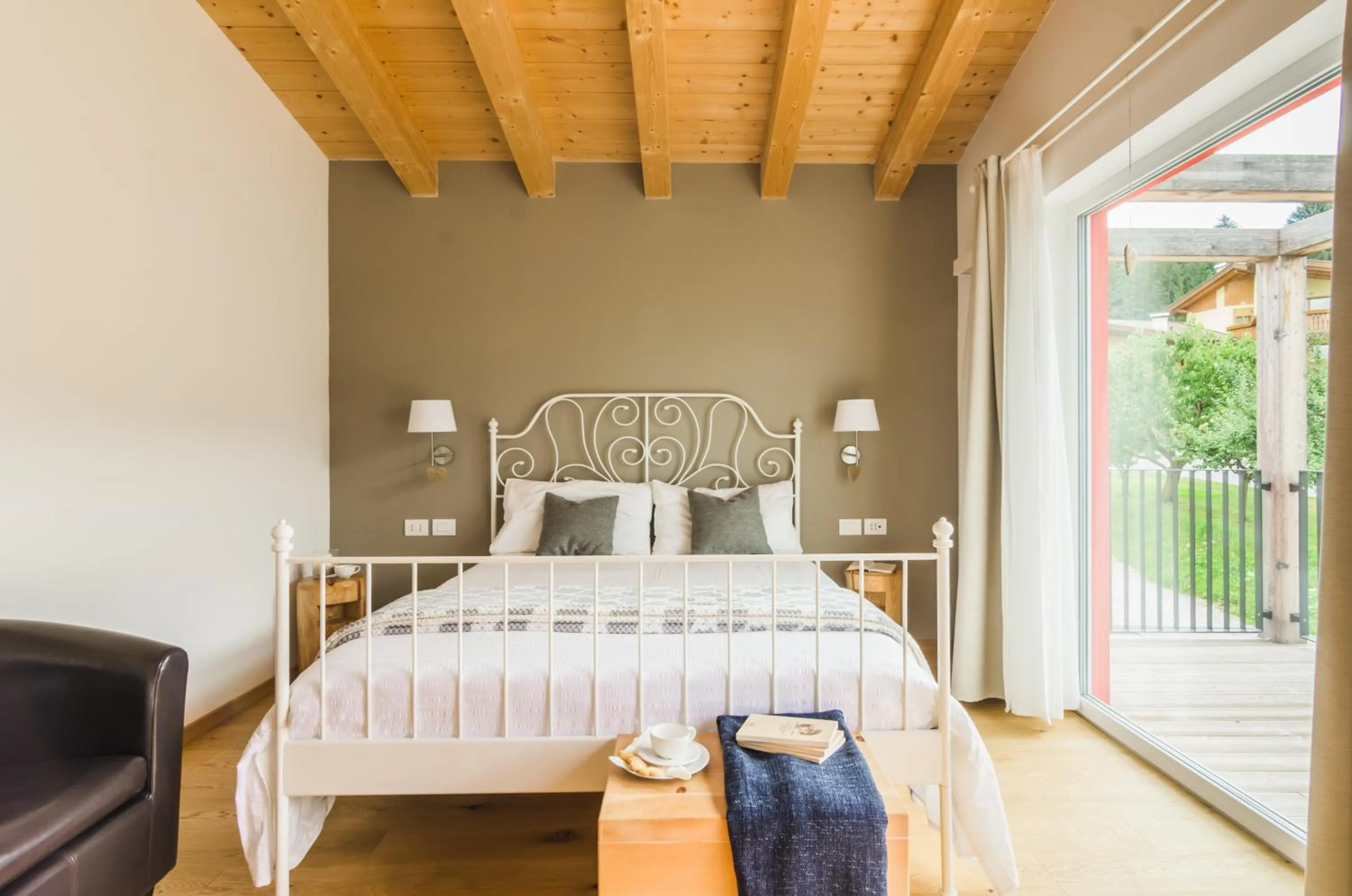 Balcony/Terrace, Bed in B&B Lupo