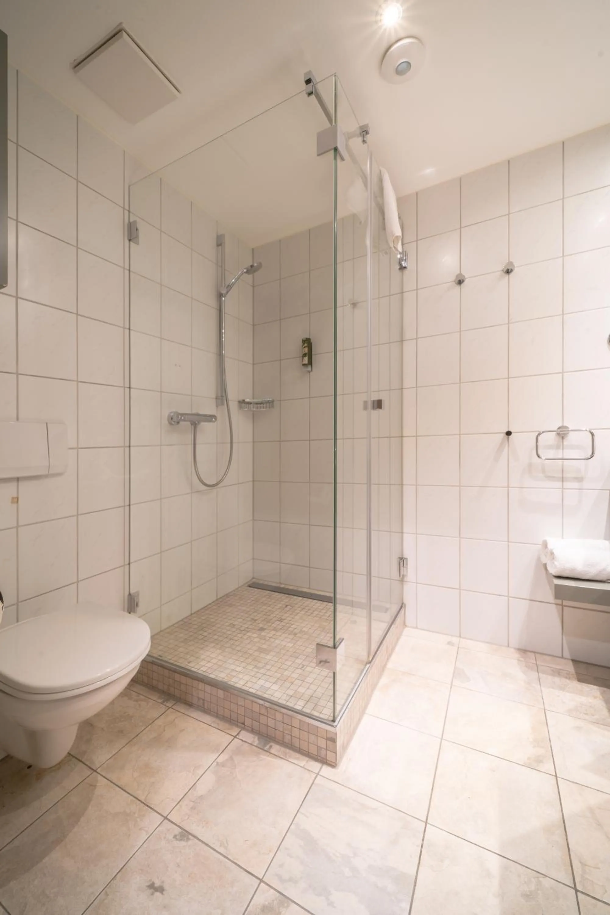 Shower in Hotel Heidegrund