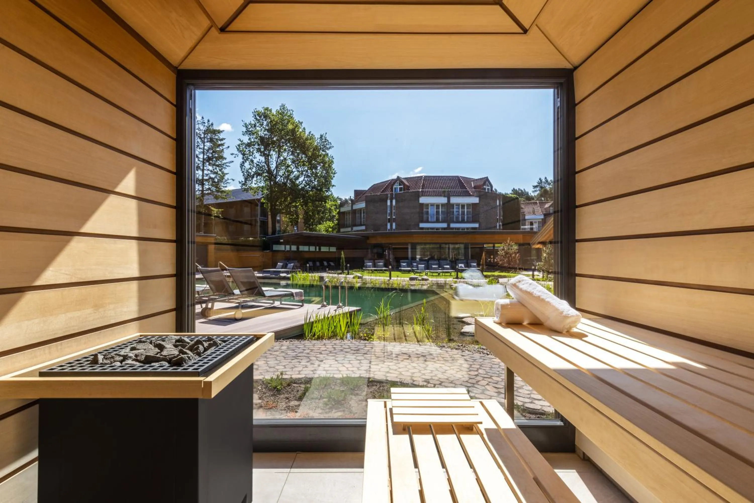 Sauna in Hotel Heidegrund