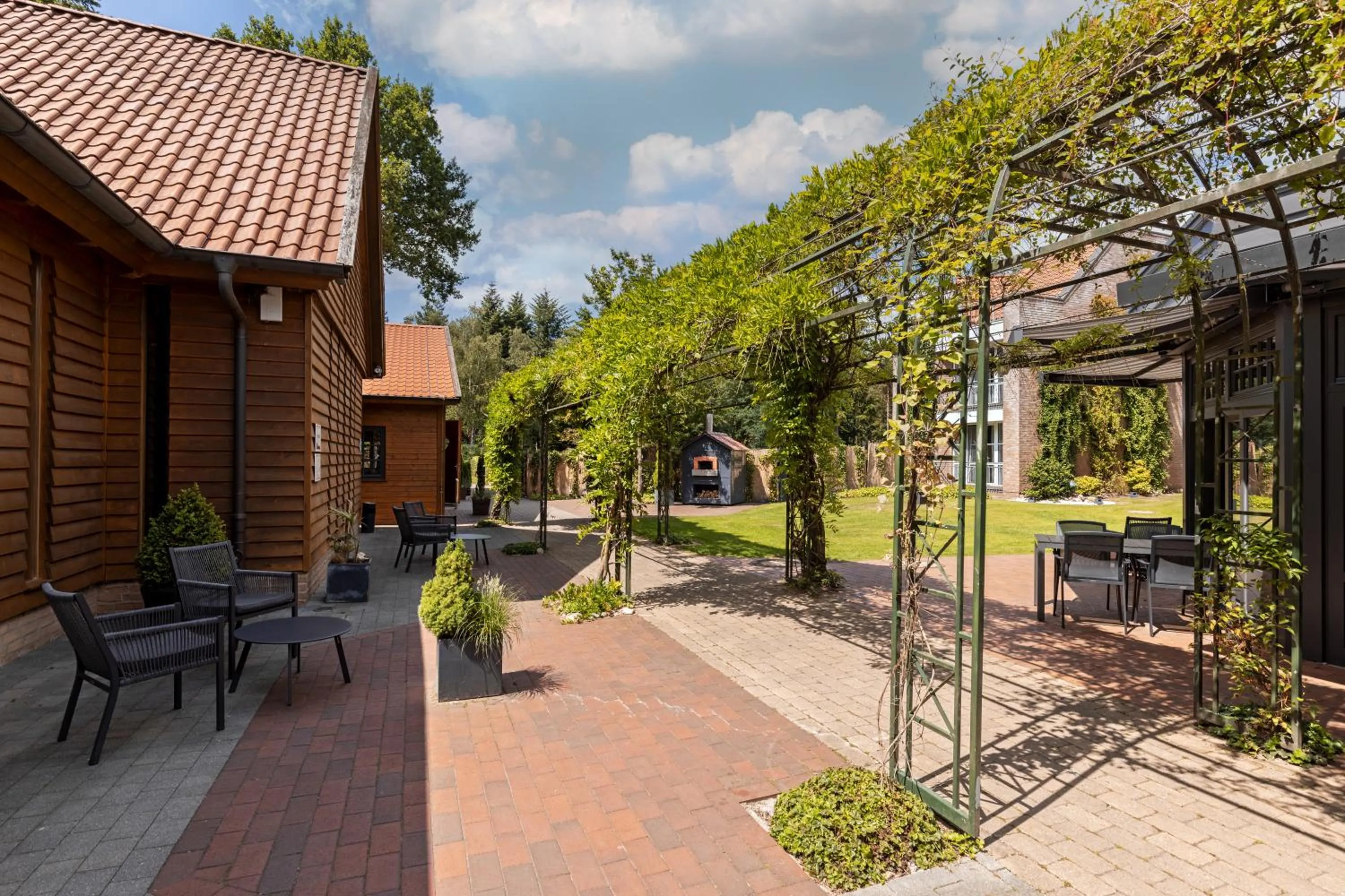 Garden in Hotel Heidegrund