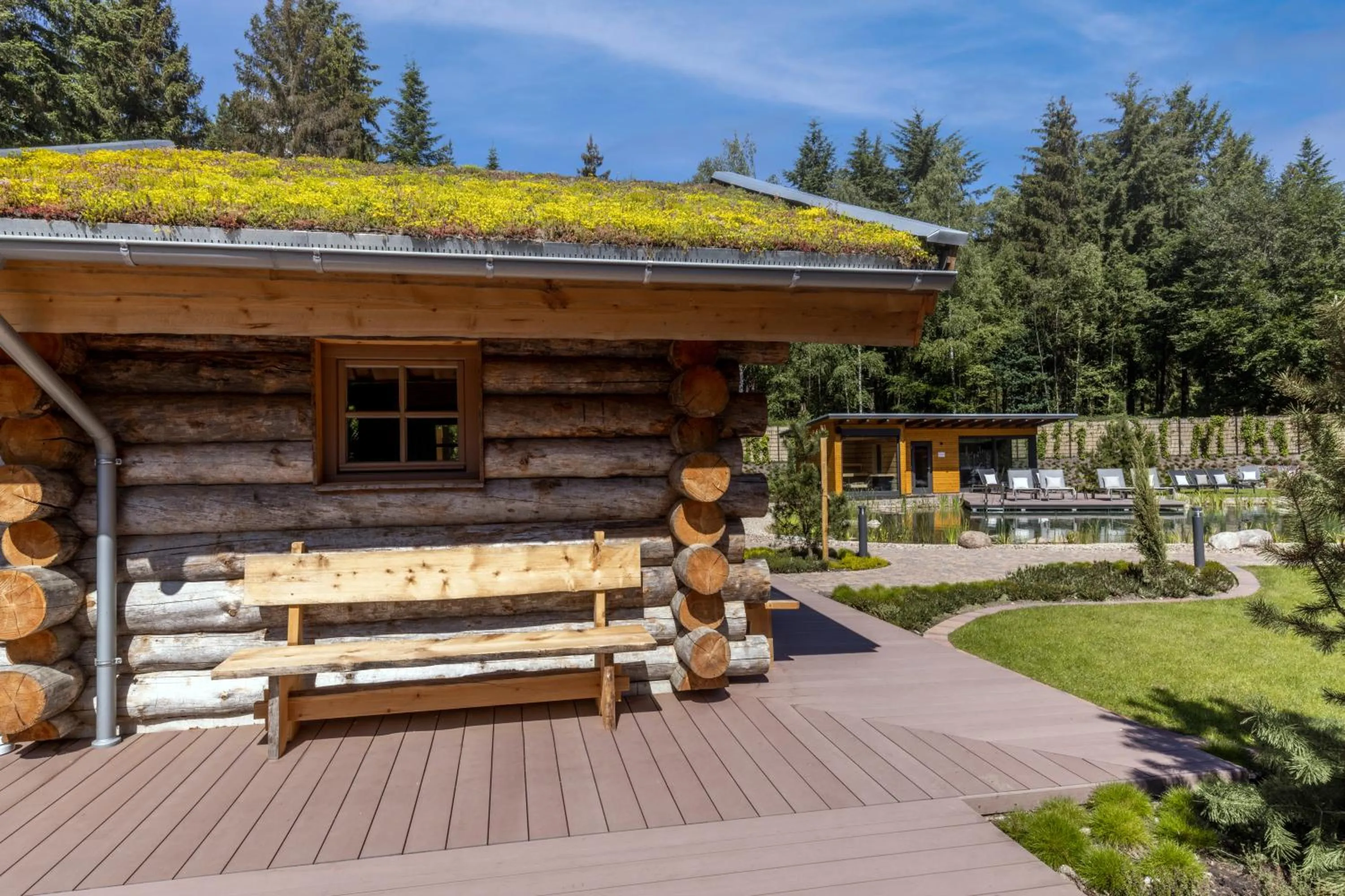 Sauna in Hotel Heidegrund