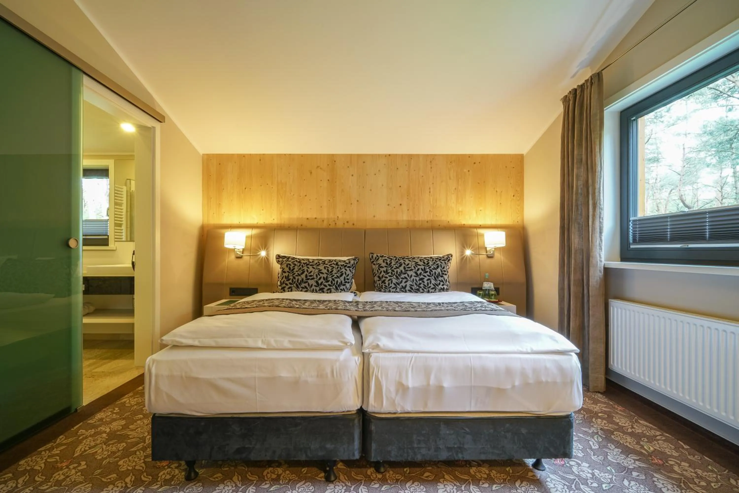 Bed in Hotel Heidegrund