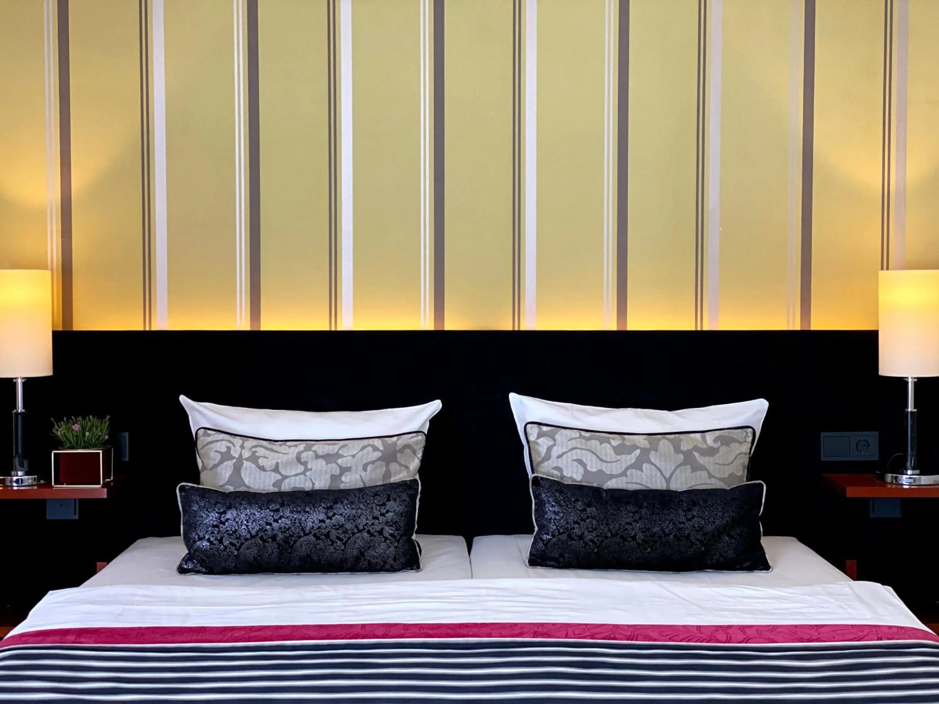 Bed in Hotel Heidegrund