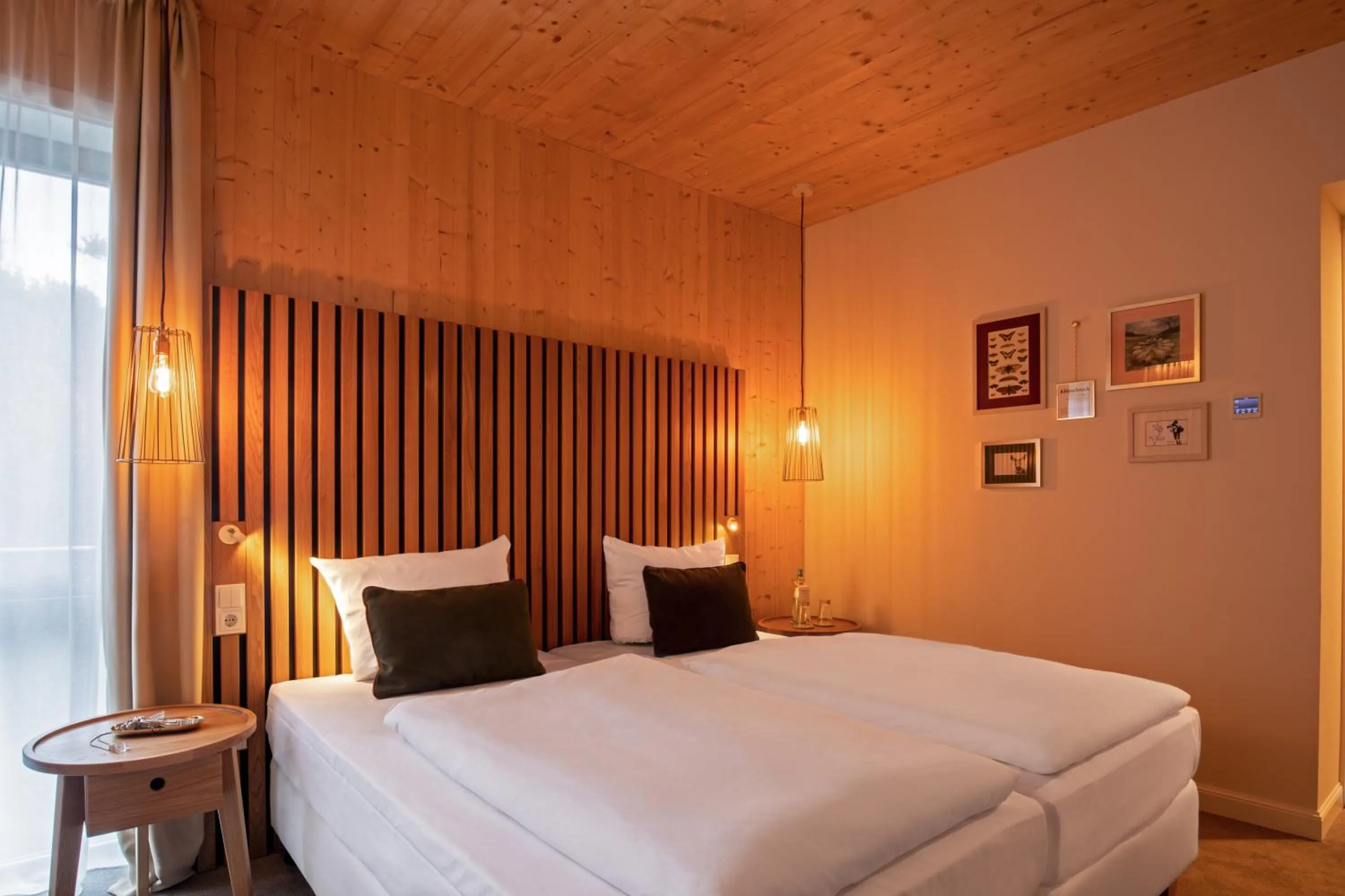 Bed in Hotel Heidegrund