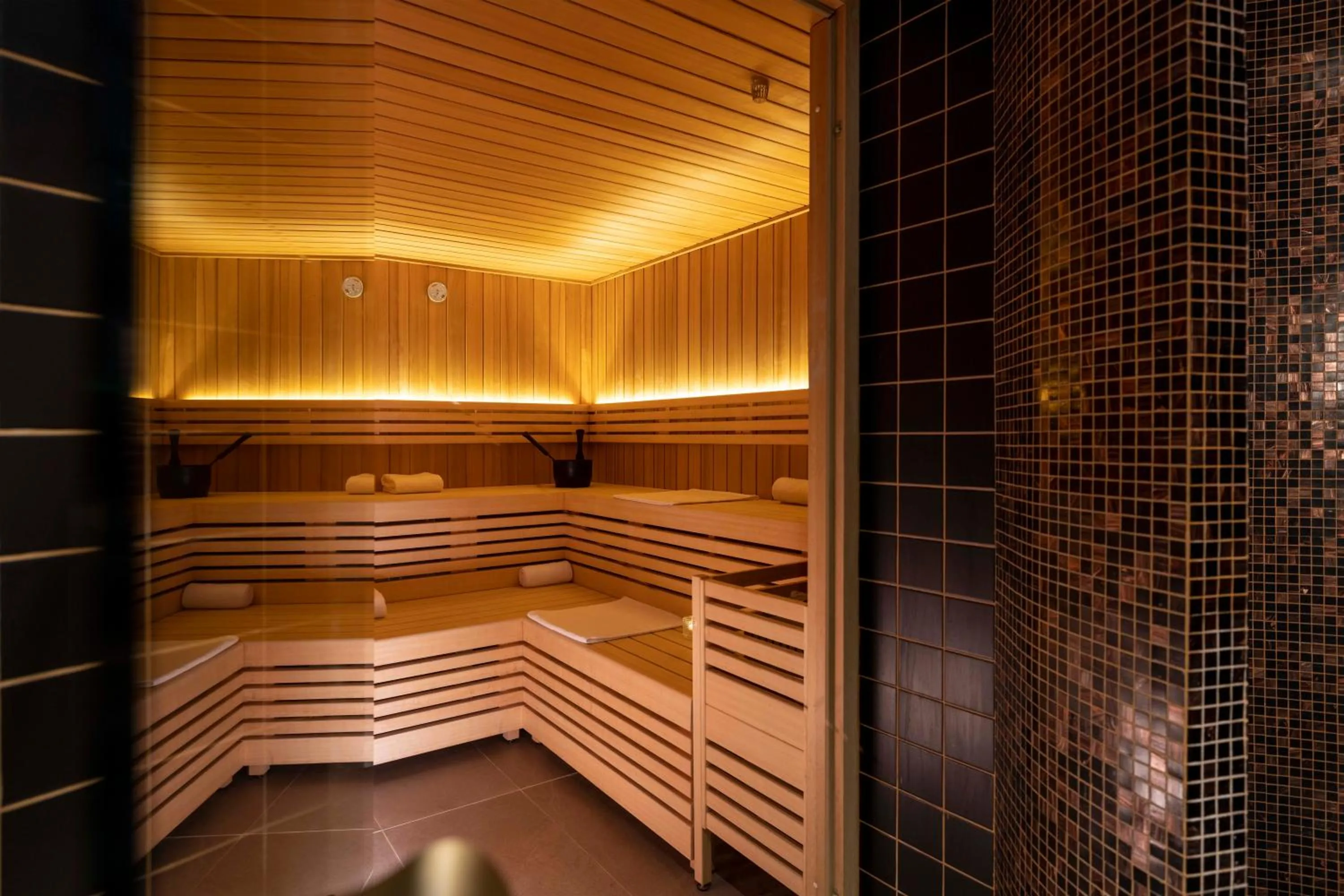 Sauna in Villa Magalean Hotel & Spa