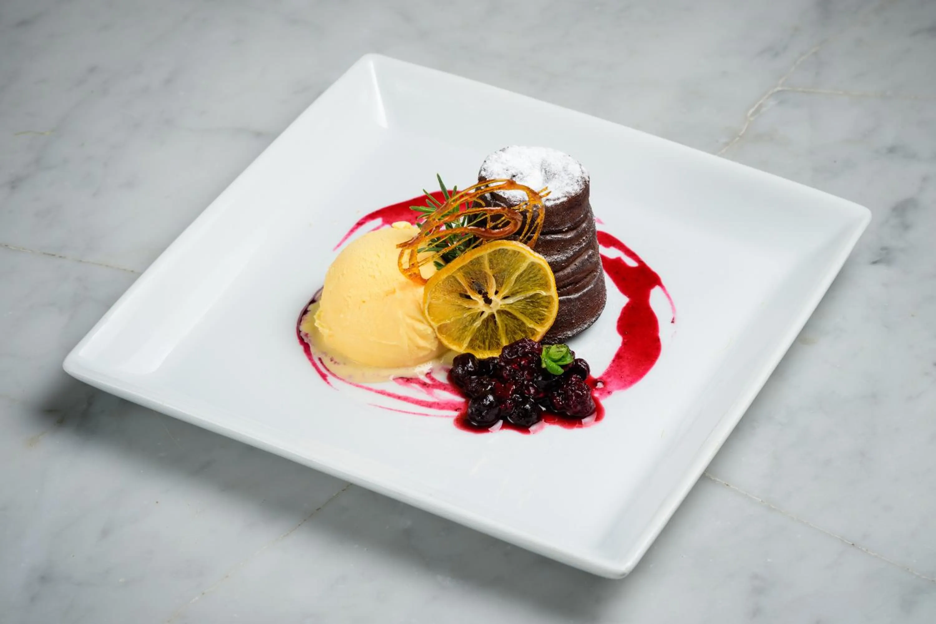 Food close-up in Lagos Del Calafate