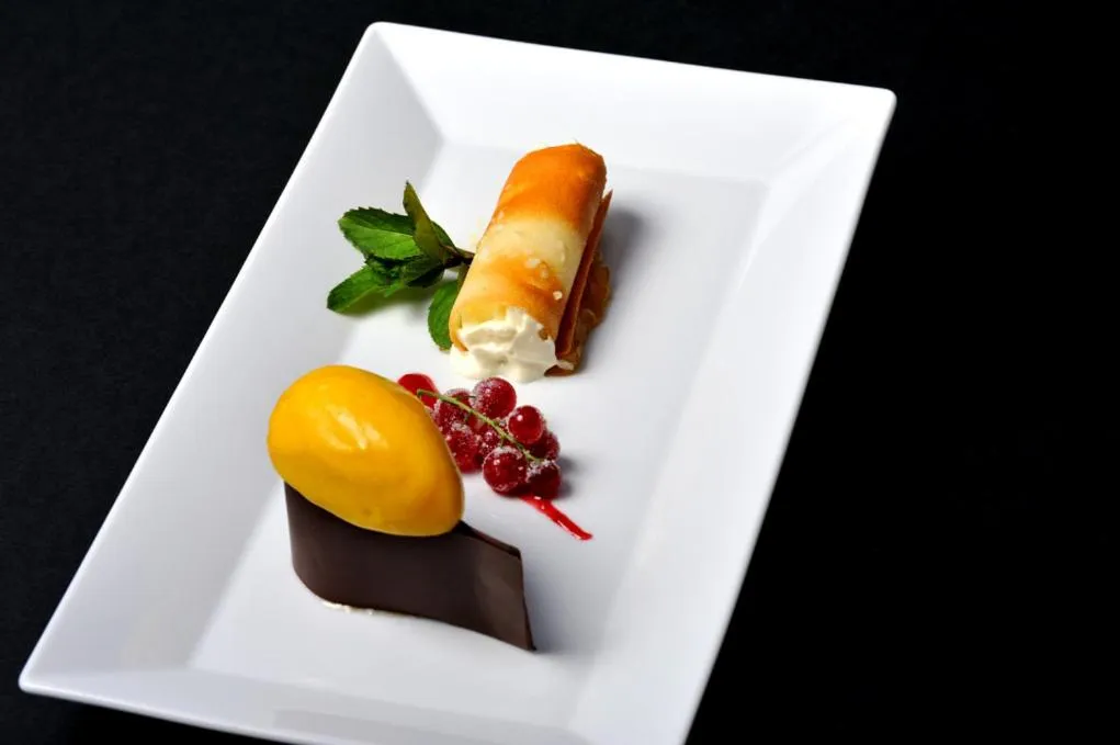 Food close-up in Logis Hôtel Restaurant Relais Du Gué De Selle