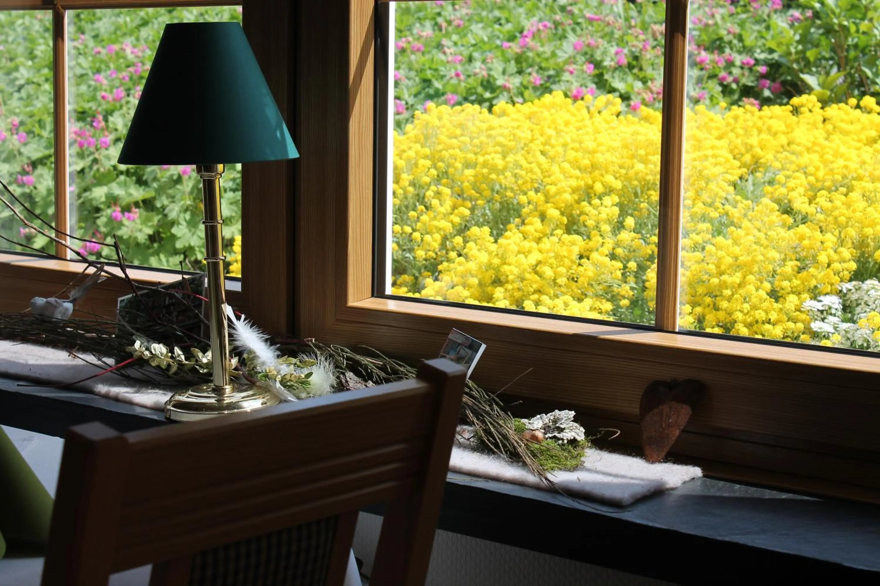 Garden view in Wüllner's Landgasthof