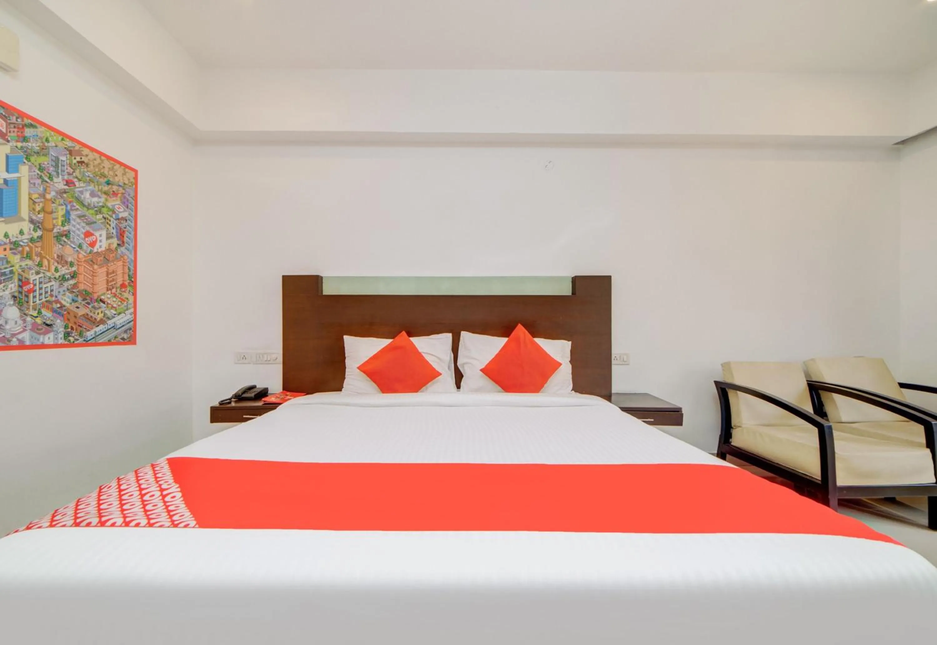 Bedroom, Bed in Hotel O Kachiguda Railway Station