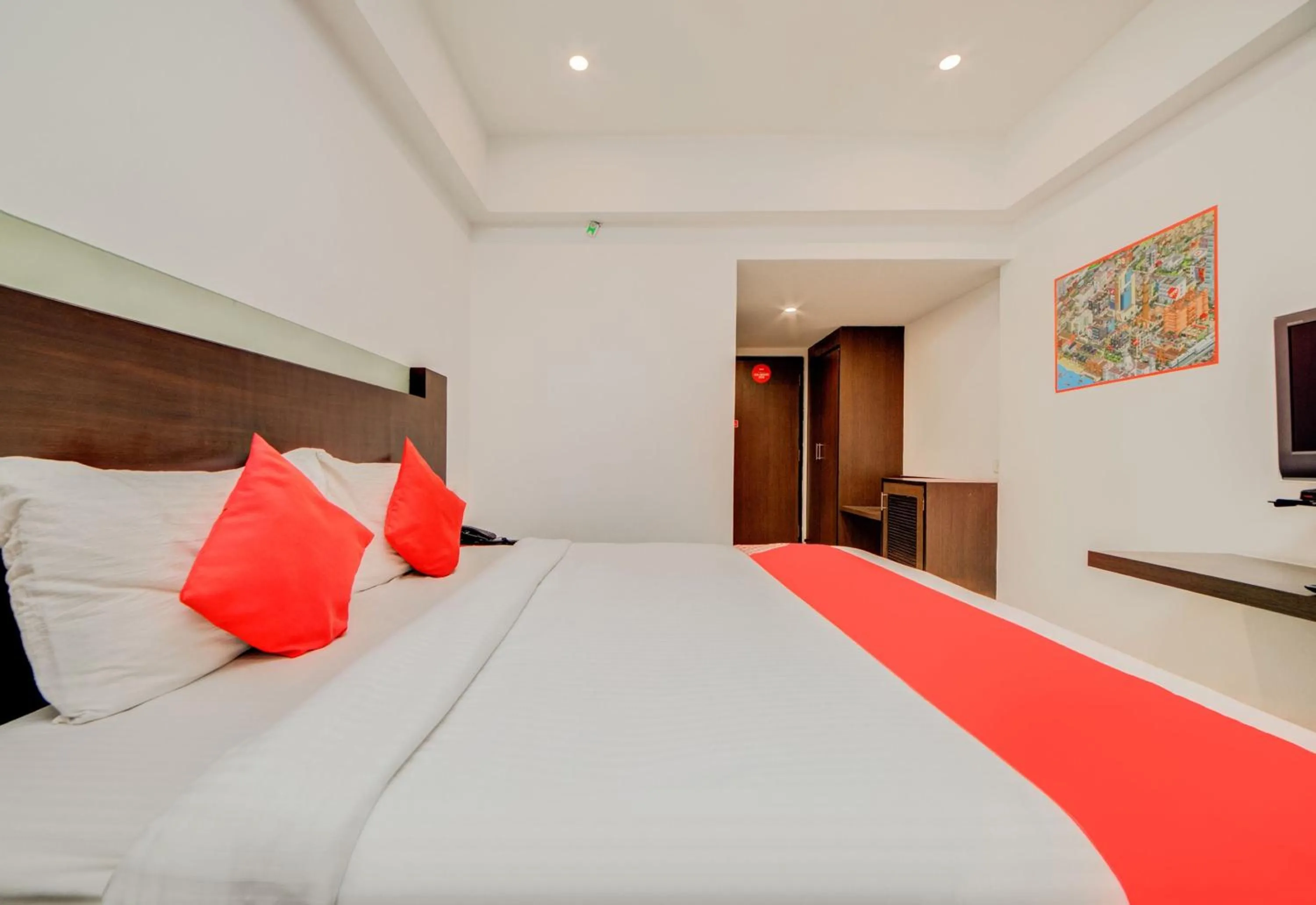 Bedroom, Bed in Hotel O Kachiguda Railway Station