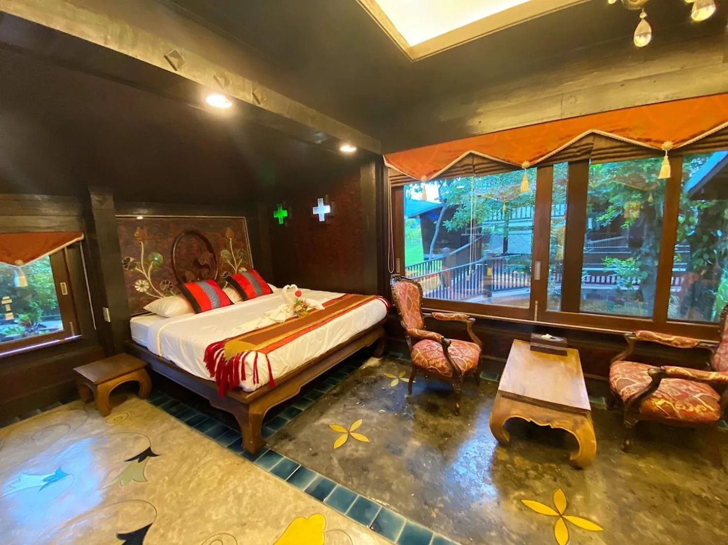 Bed in Bantunglom Resort