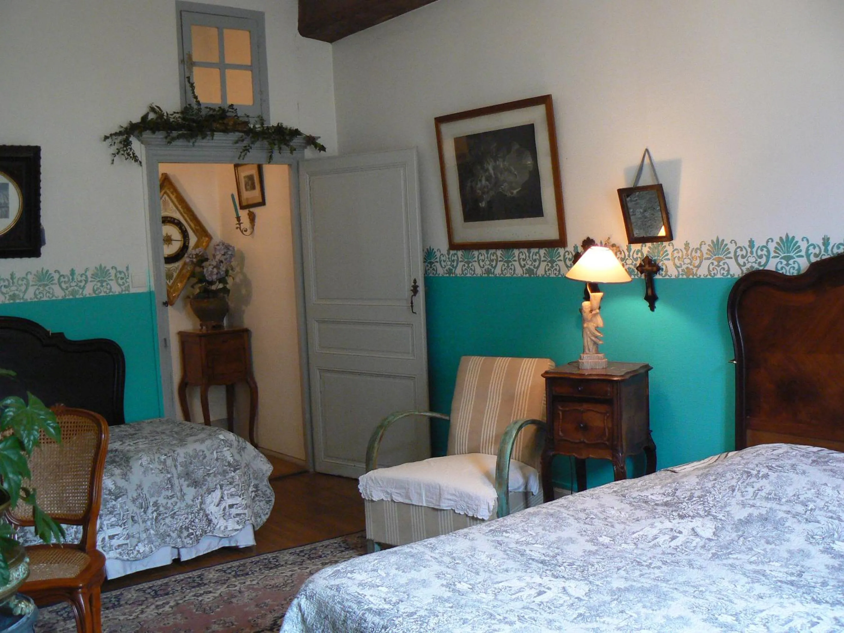 Bed in Chambres d'hôtes la Graineterie