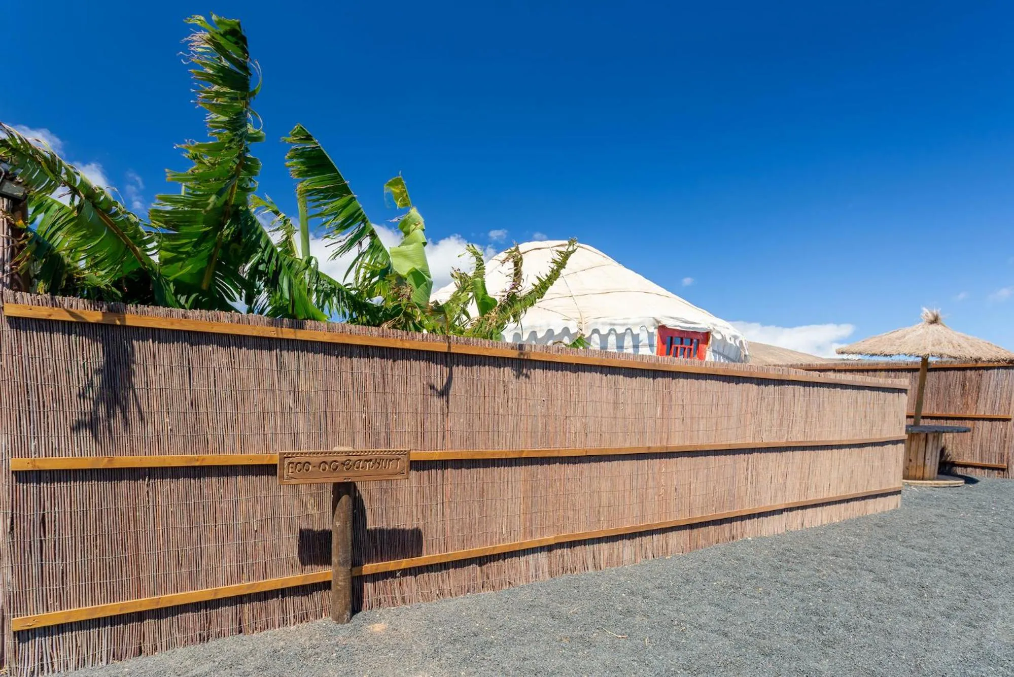 Property building in Finca De Arrieta Village - Yurts and Stone Cottages - Shared Pool - Walking distance to Arrieta Beach - Off Grid