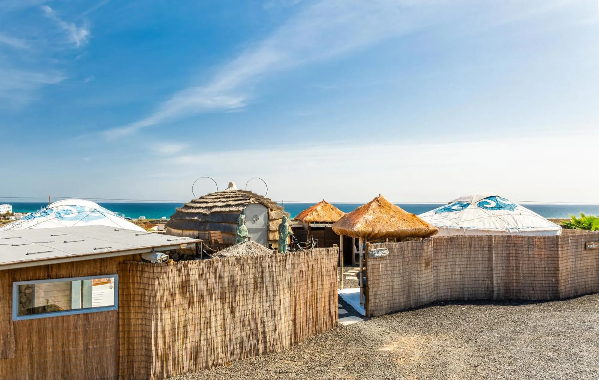 Property building in Finca De Arrieta Village - Yurts and Stone Cottages - Shared Pool - Walking distance to Arrieta Beach - Off Grid