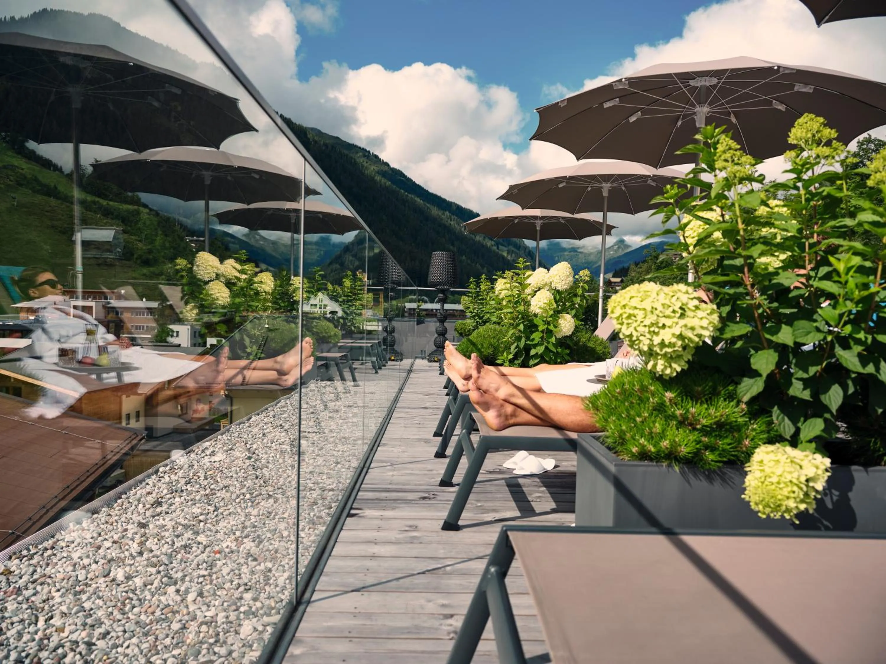 Balcony/Terrace in Hotel Hasenauer 4 Sterne Superior