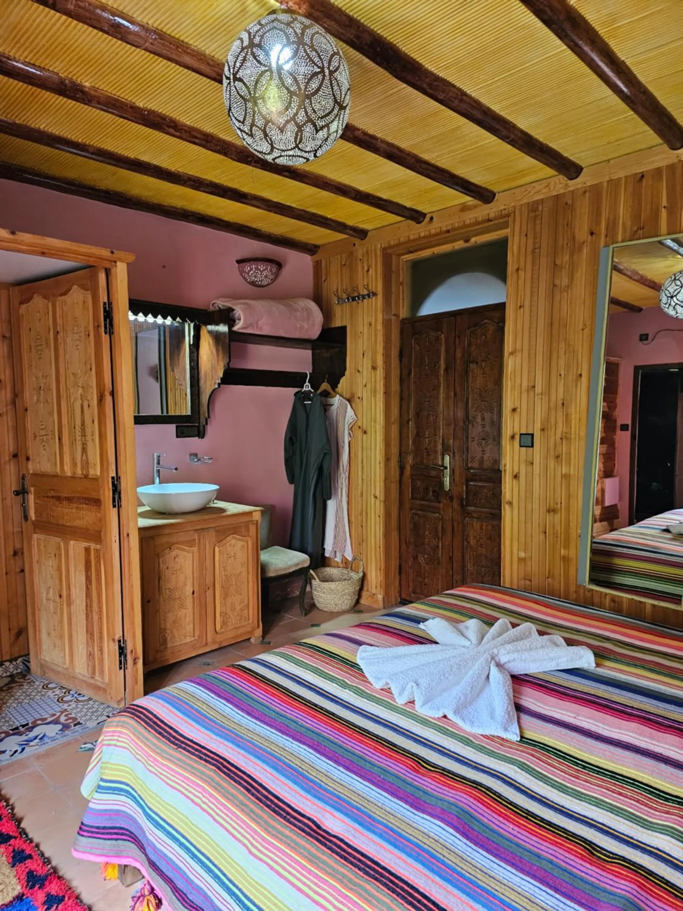 Bedroom, Bed in Riad Oussagou