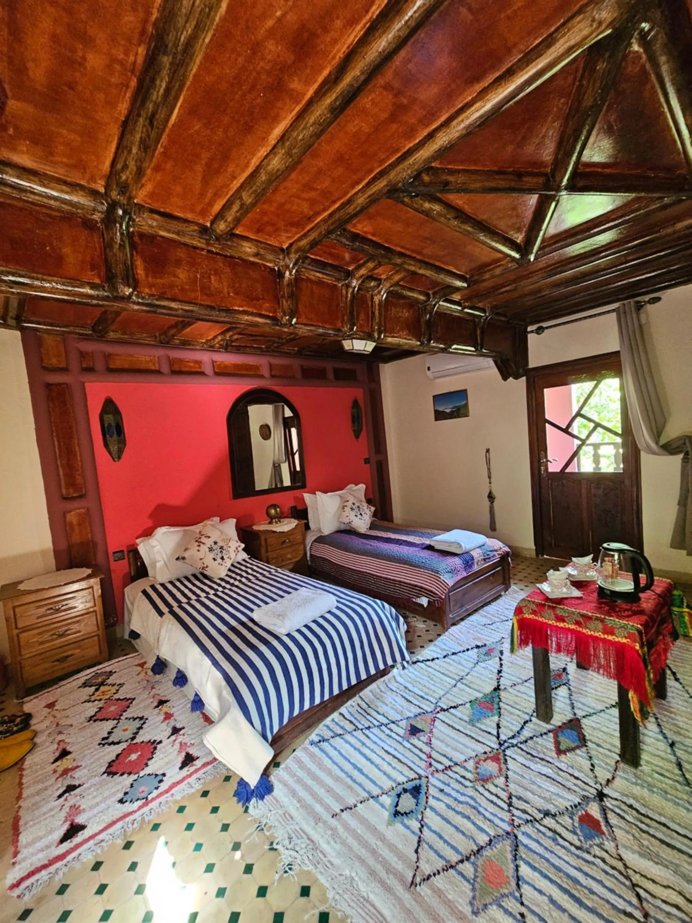 Bed in Riad Oussagou