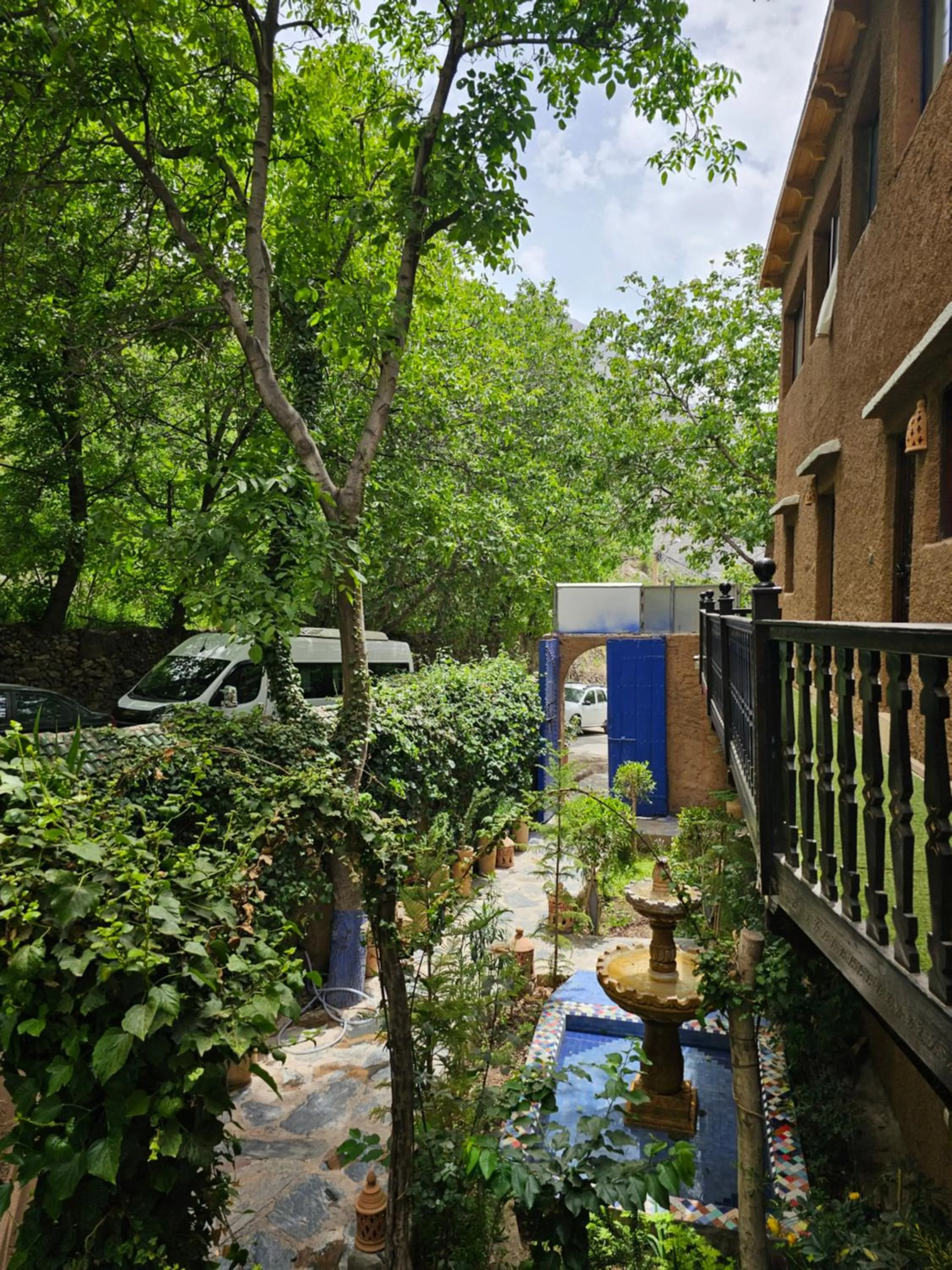 Natural landscape in Riad Oussagou