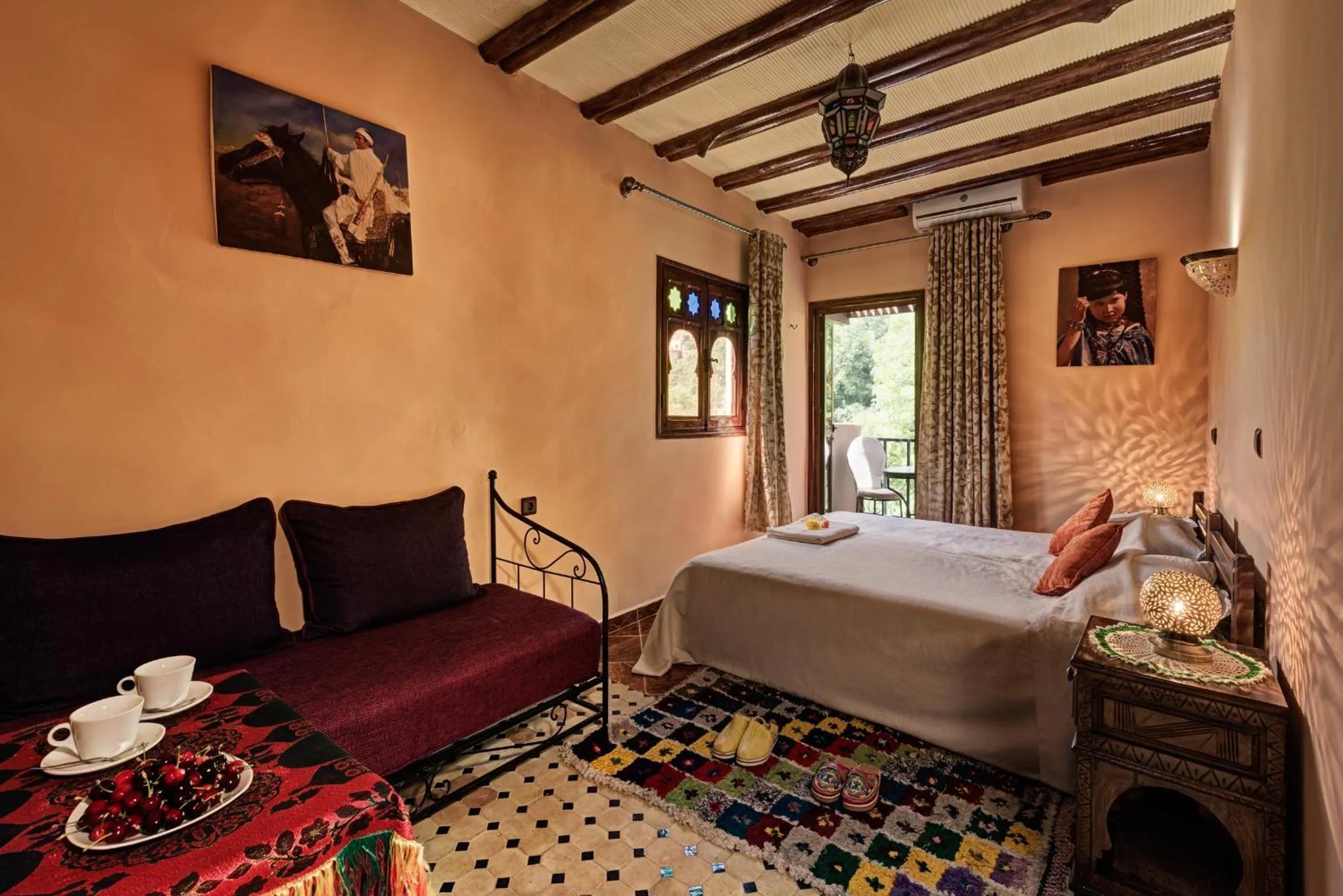 Bedroom, Bed in Riad Oussagou