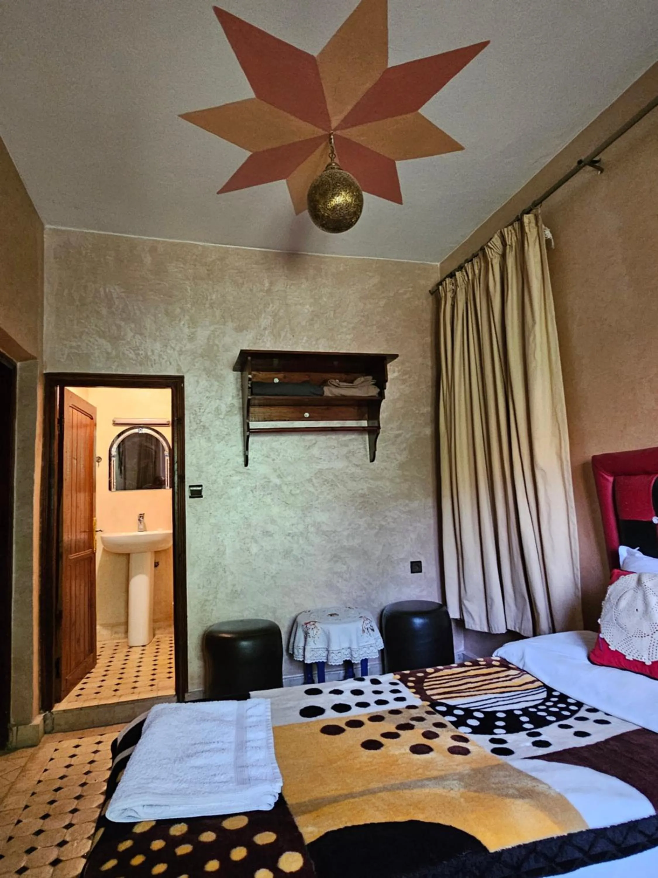 Bedroom, Bed in Riad Oussagou