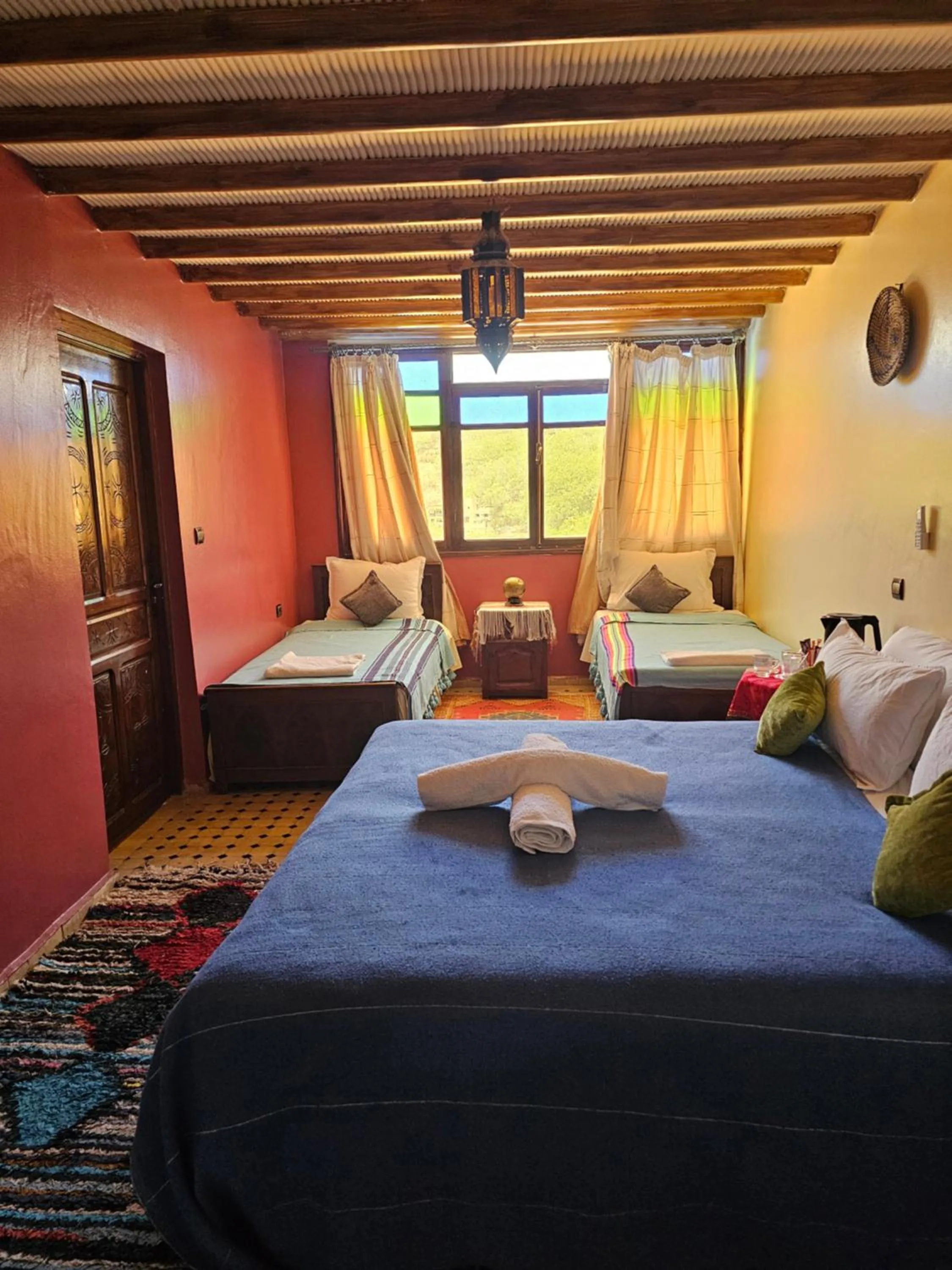 View (from property/room), Bed in Riad Oussagou