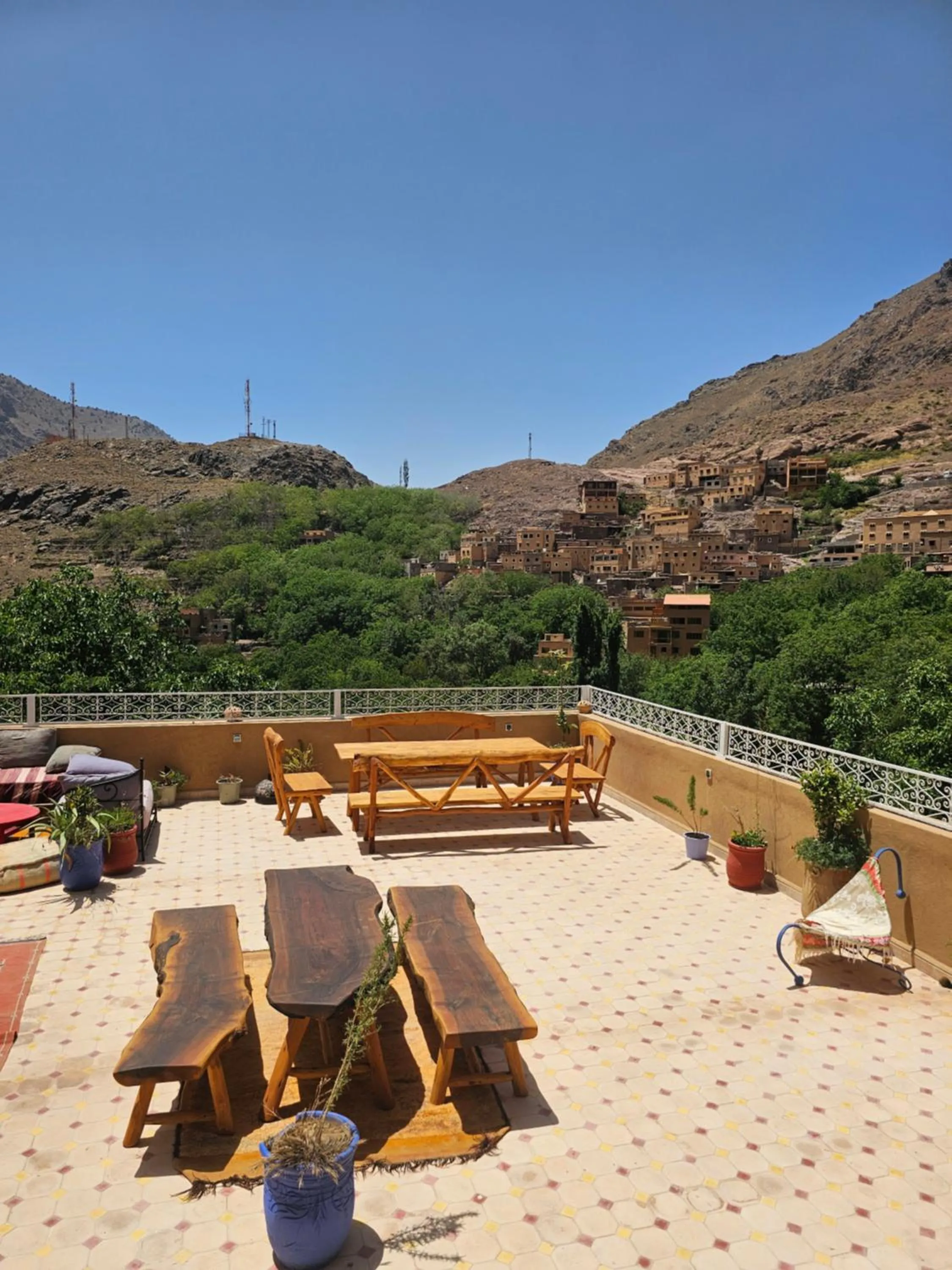 Patio in Riad Oussagou