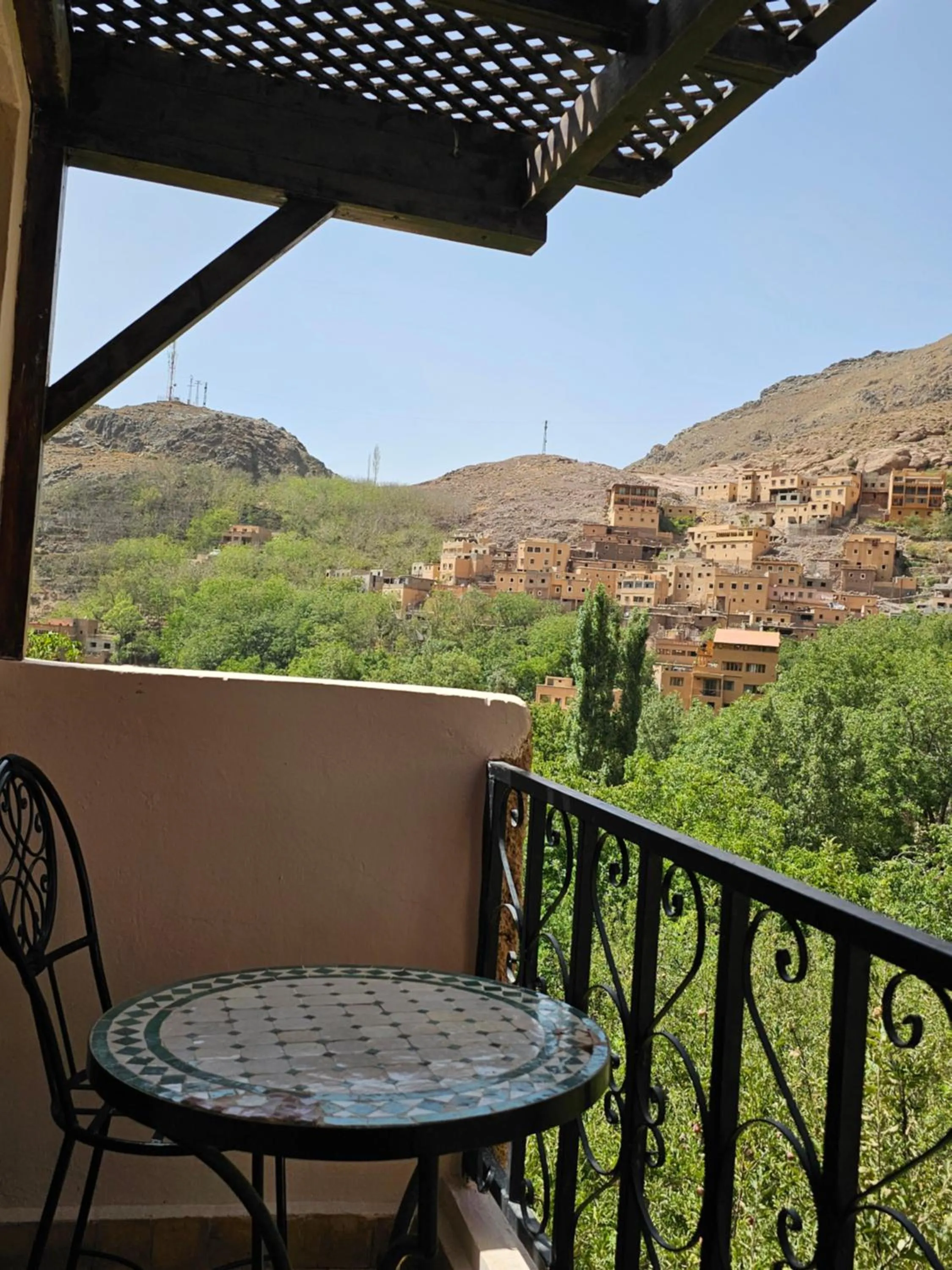 Natural landscape in Riad Oussagou