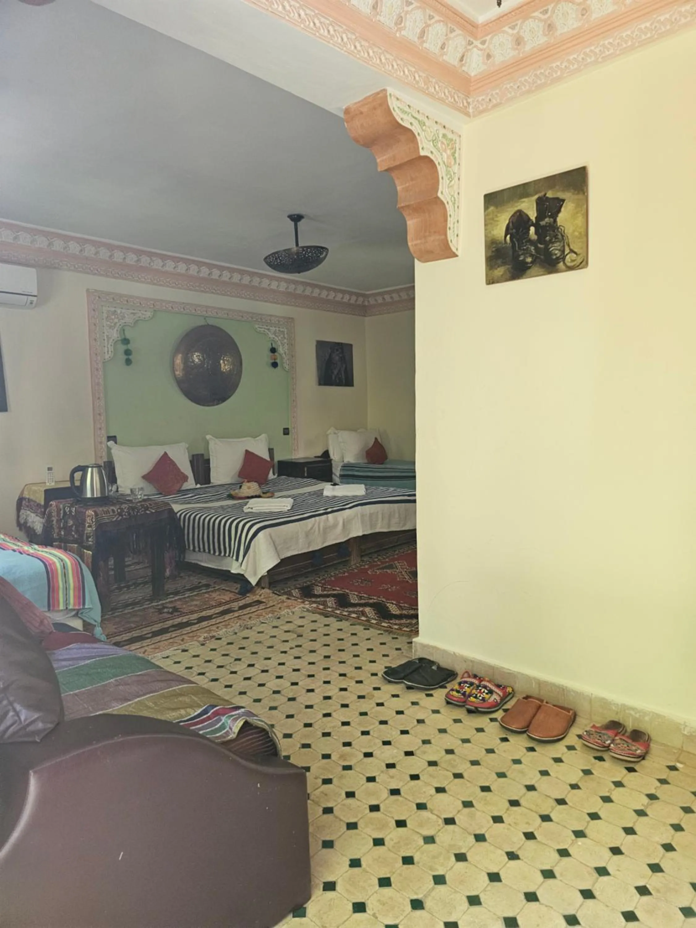 Seating area in Riad Oussagou