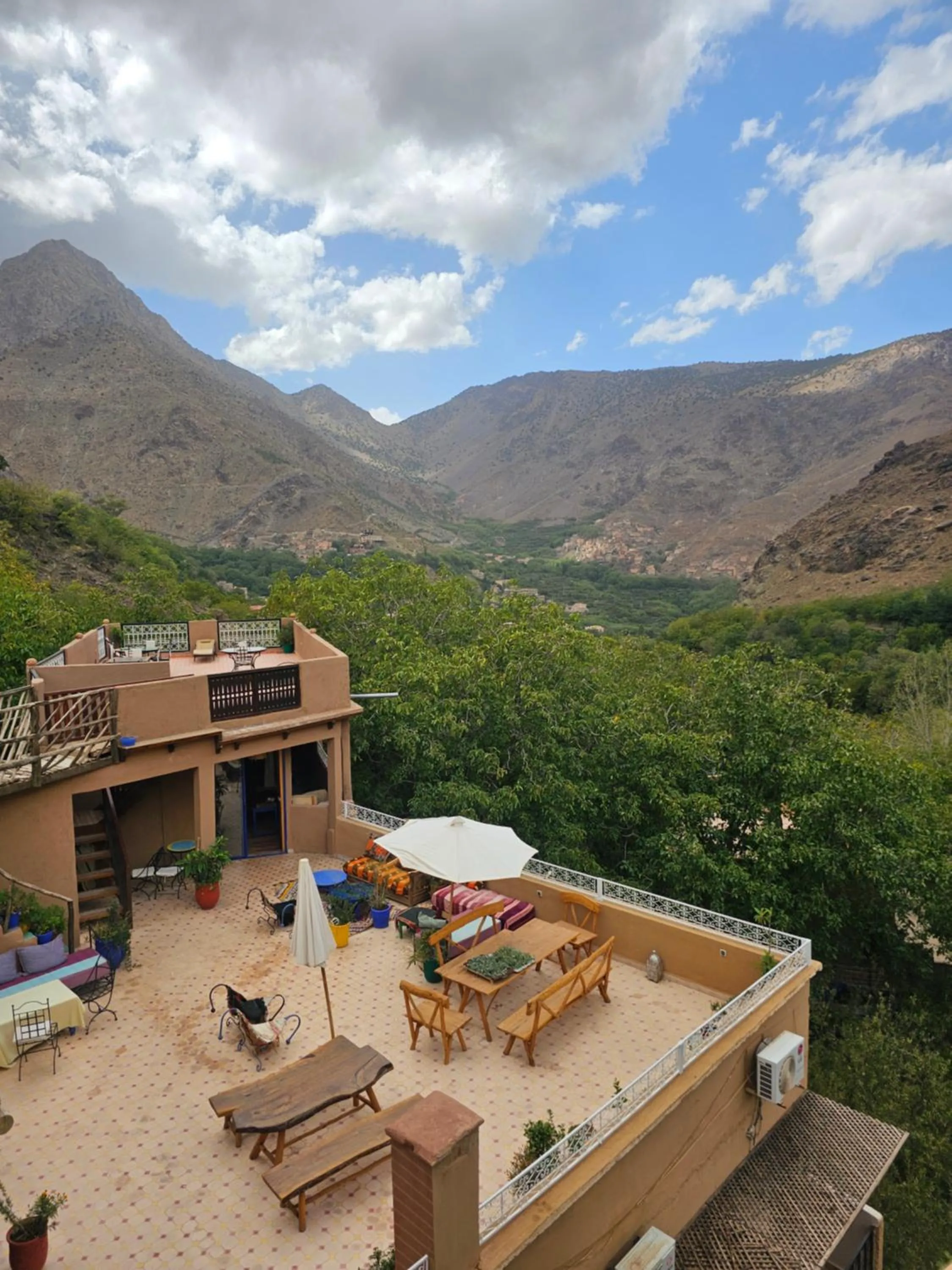 Patio in Riad Oussagou