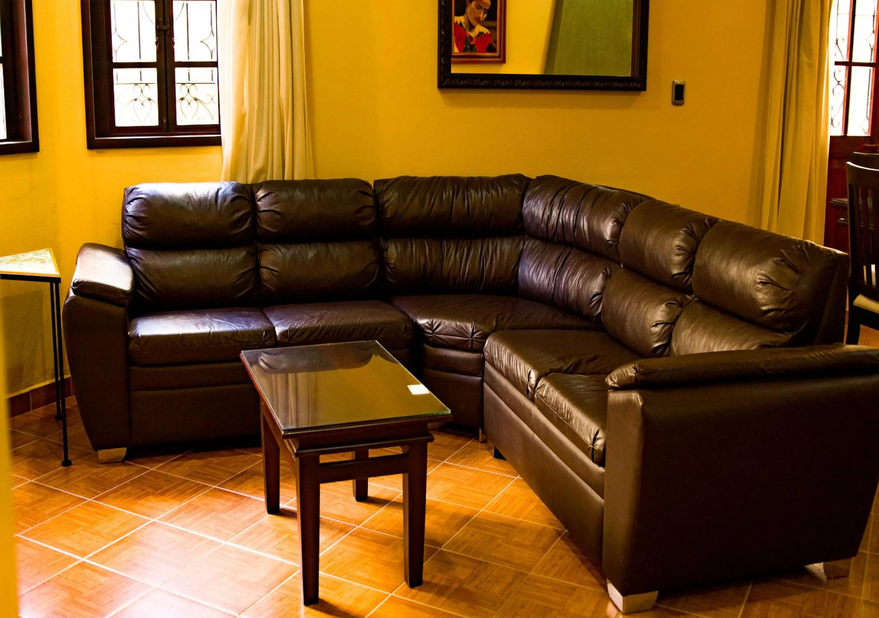 Living room in Suites Bello Xochimilco