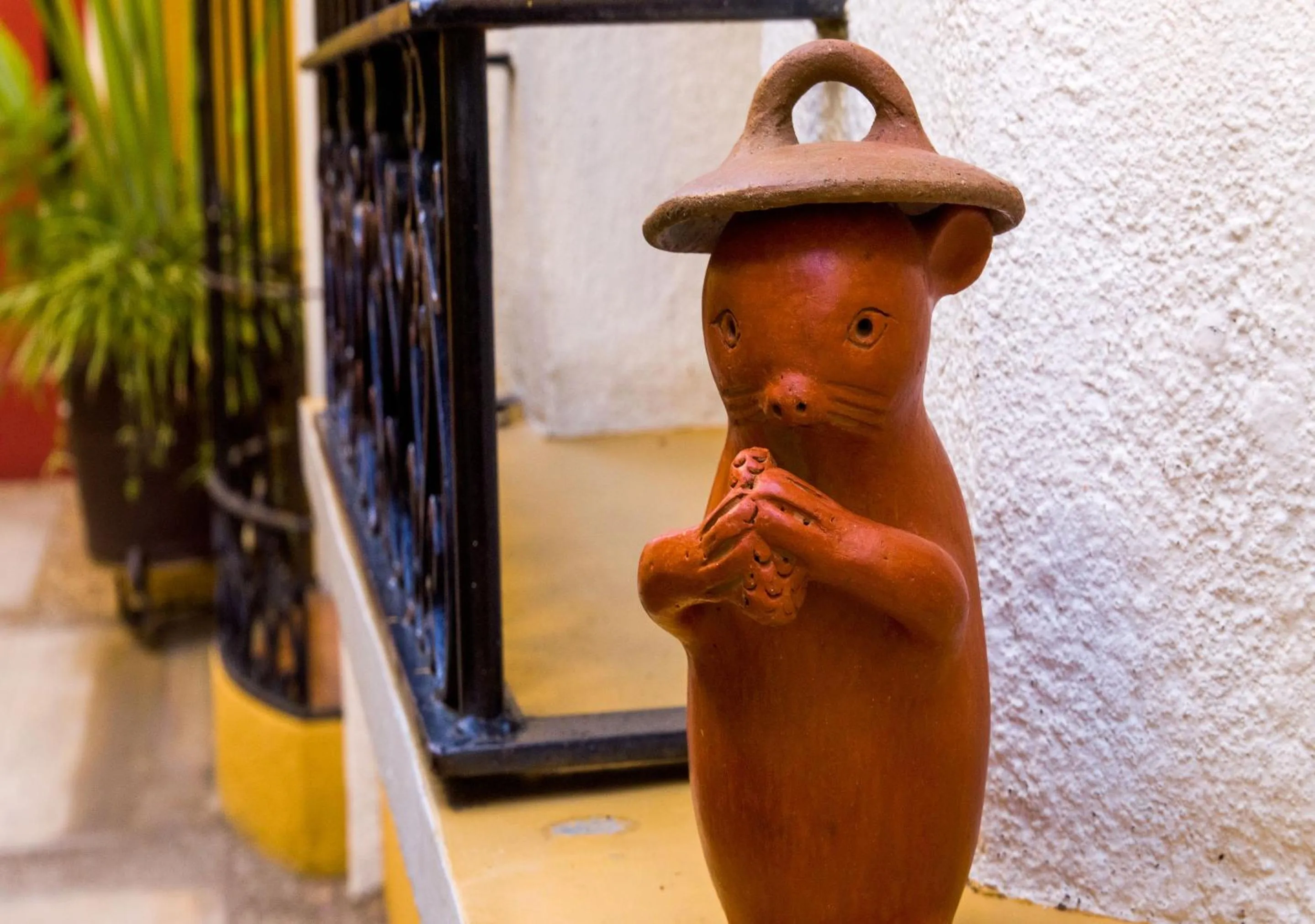 Decorative detail in Suites Bello Xochimilco