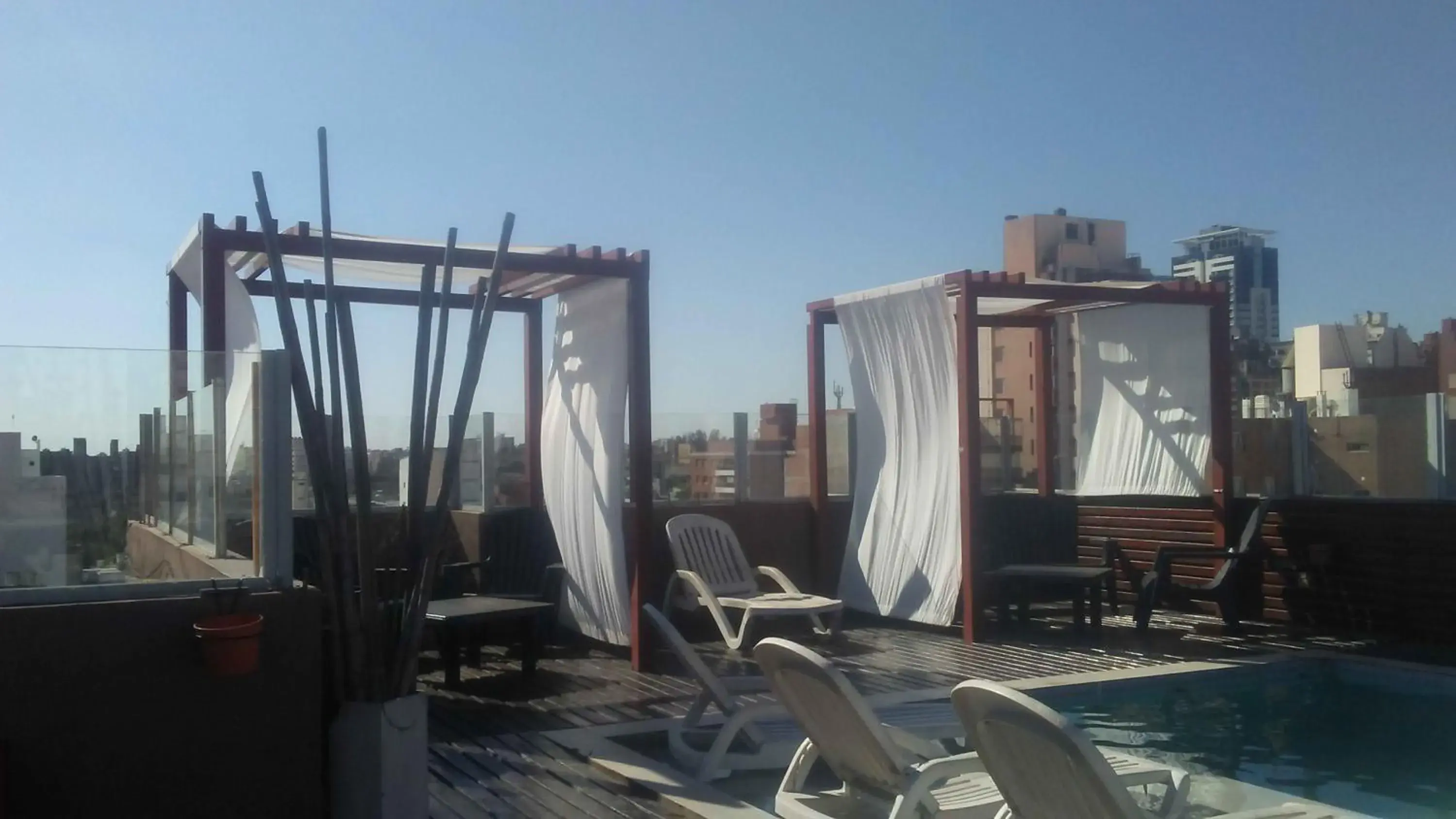 Pool view in Del Fundador Pool view in Del Fundador