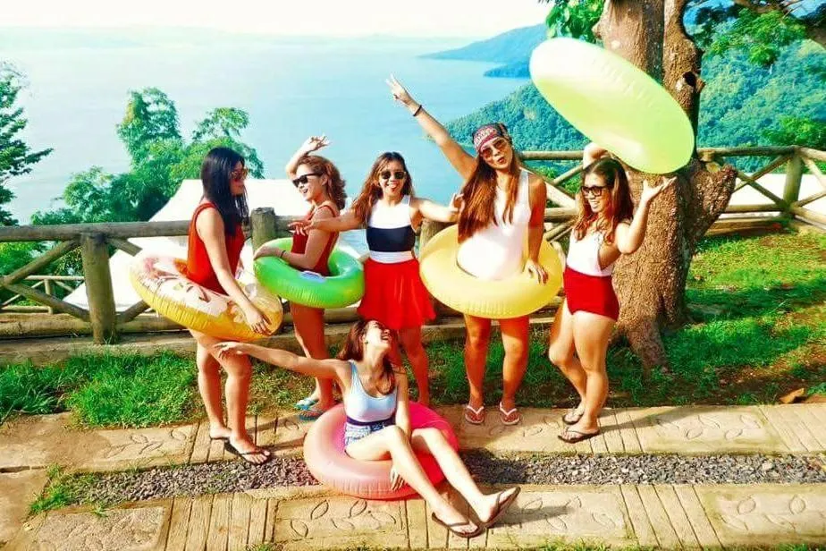 People in Noni's Resort