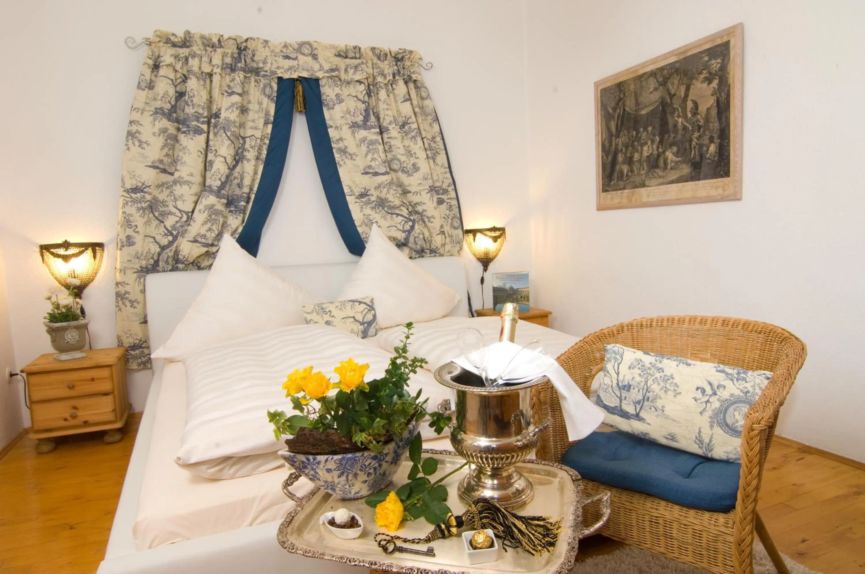 Bed in Der Platengarten