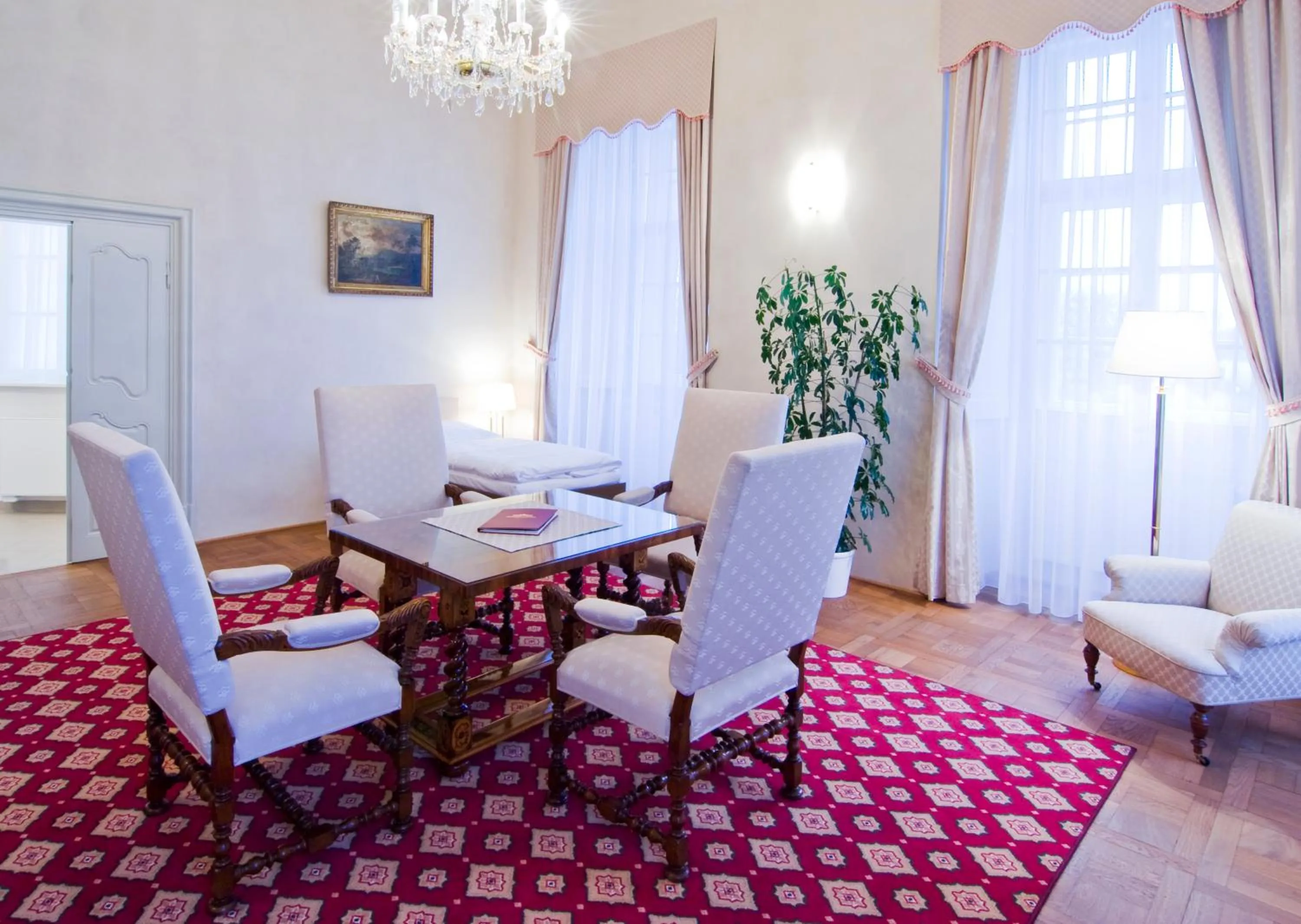 Living room in Château Liblice