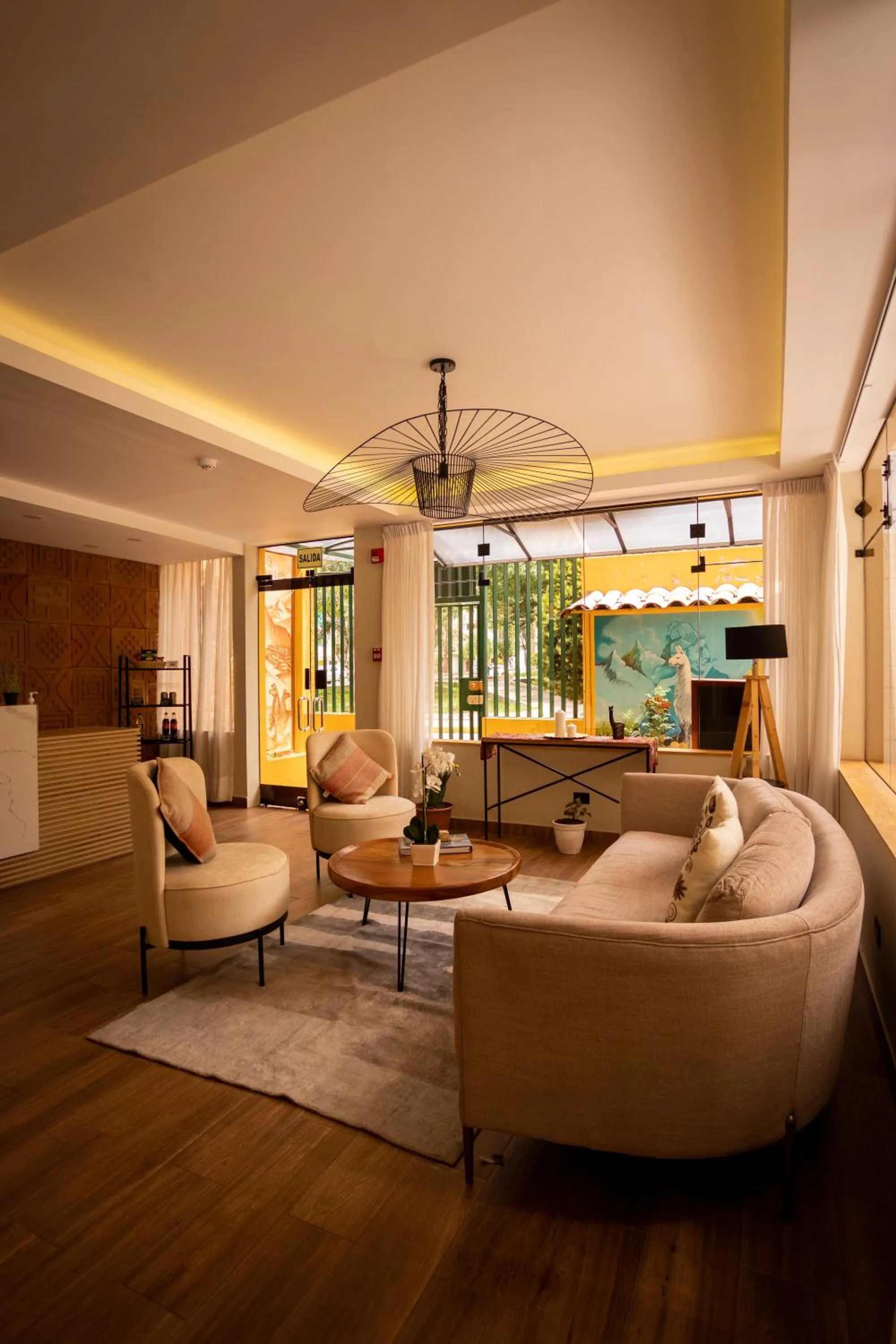 Living room in Torre Dorada Cusco