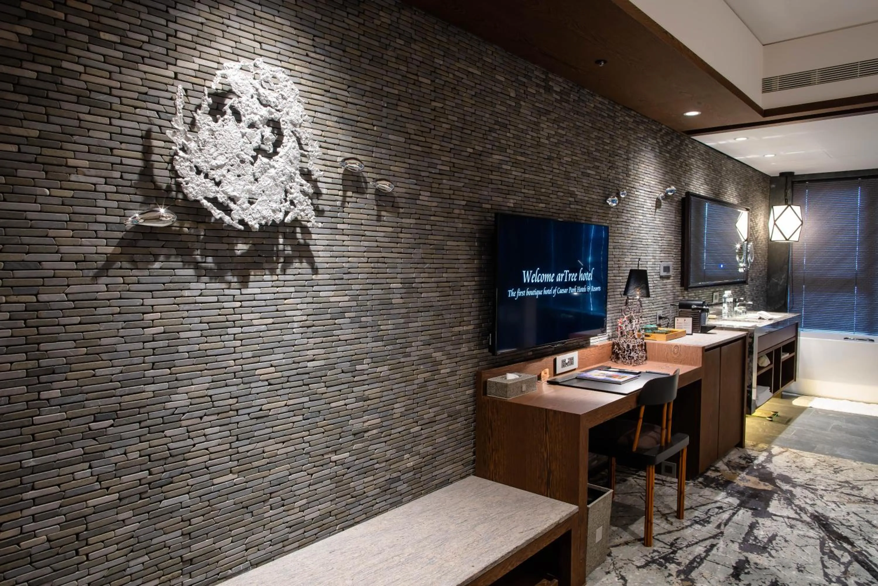 Photo of the whole room in arTree hotel