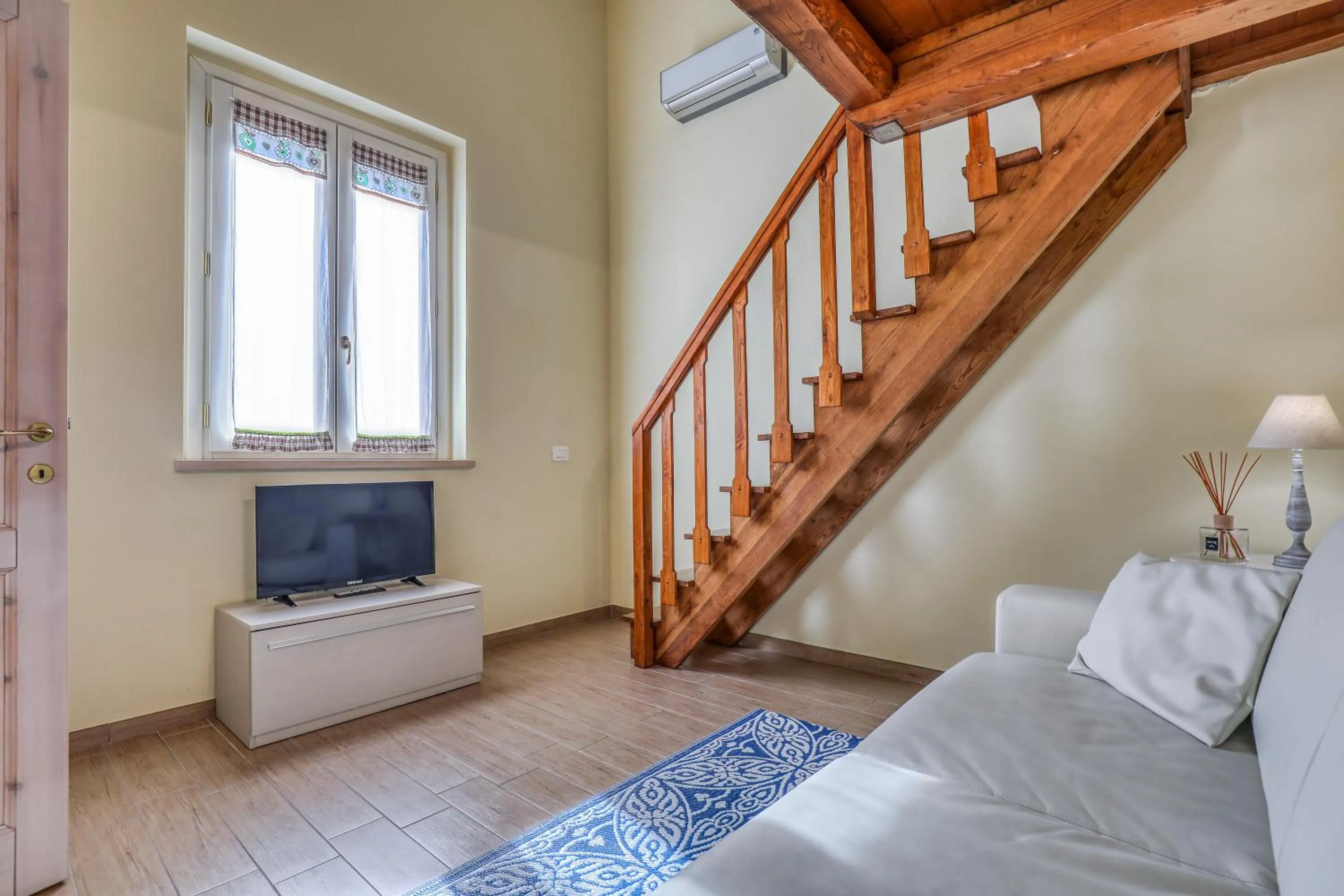 Living room, Bed in Residence Viviverde