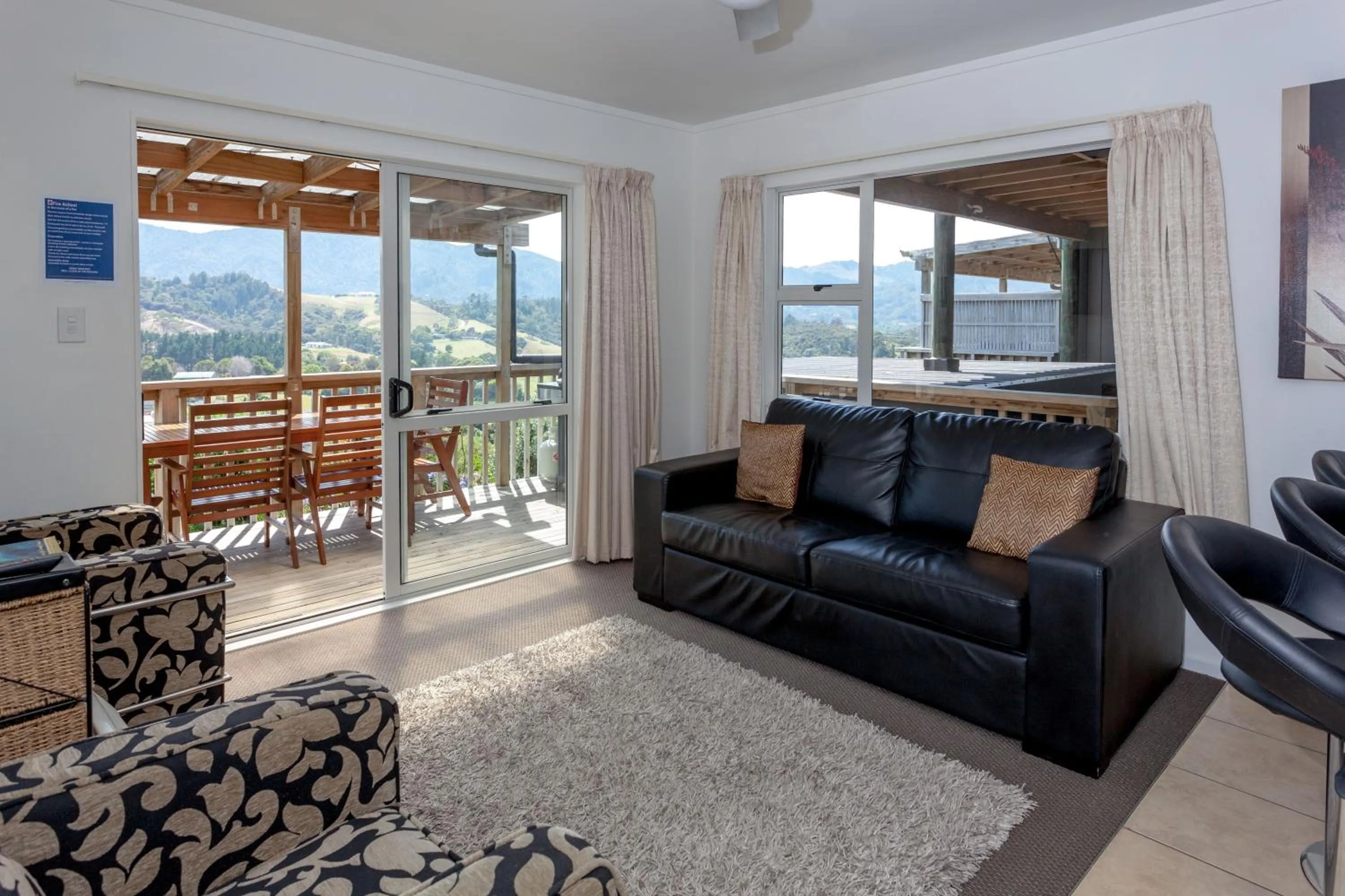 Living room in Coromandel Seaview Motel
