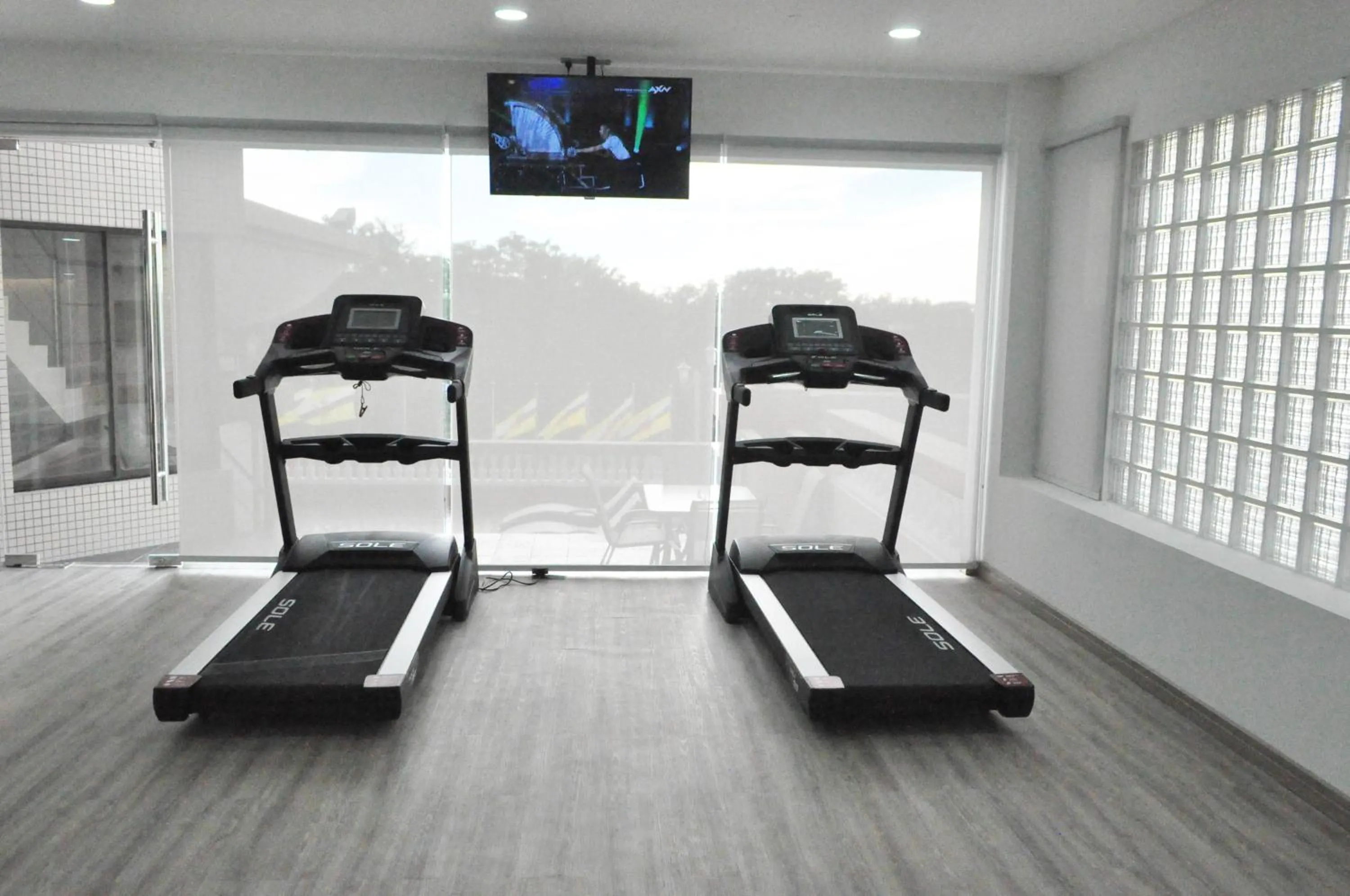 Fitness centre/facilities in Mulia Hotel