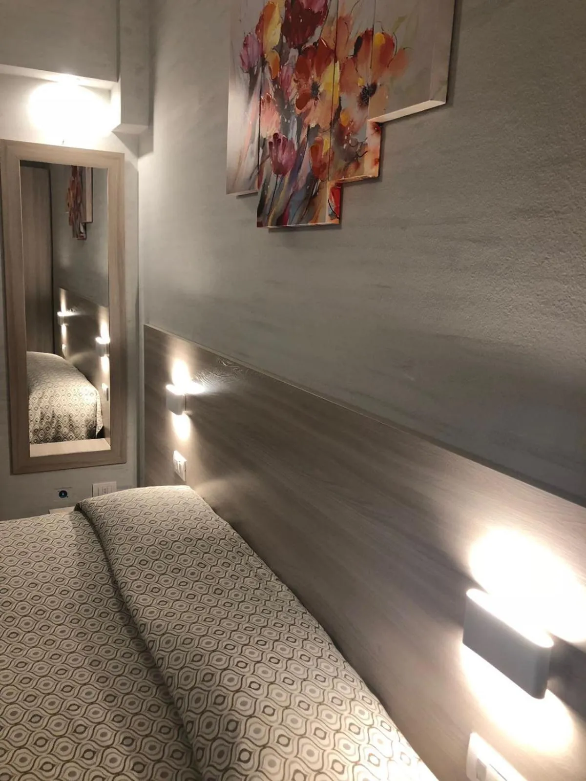 Bed in Hotel Fiordaliso