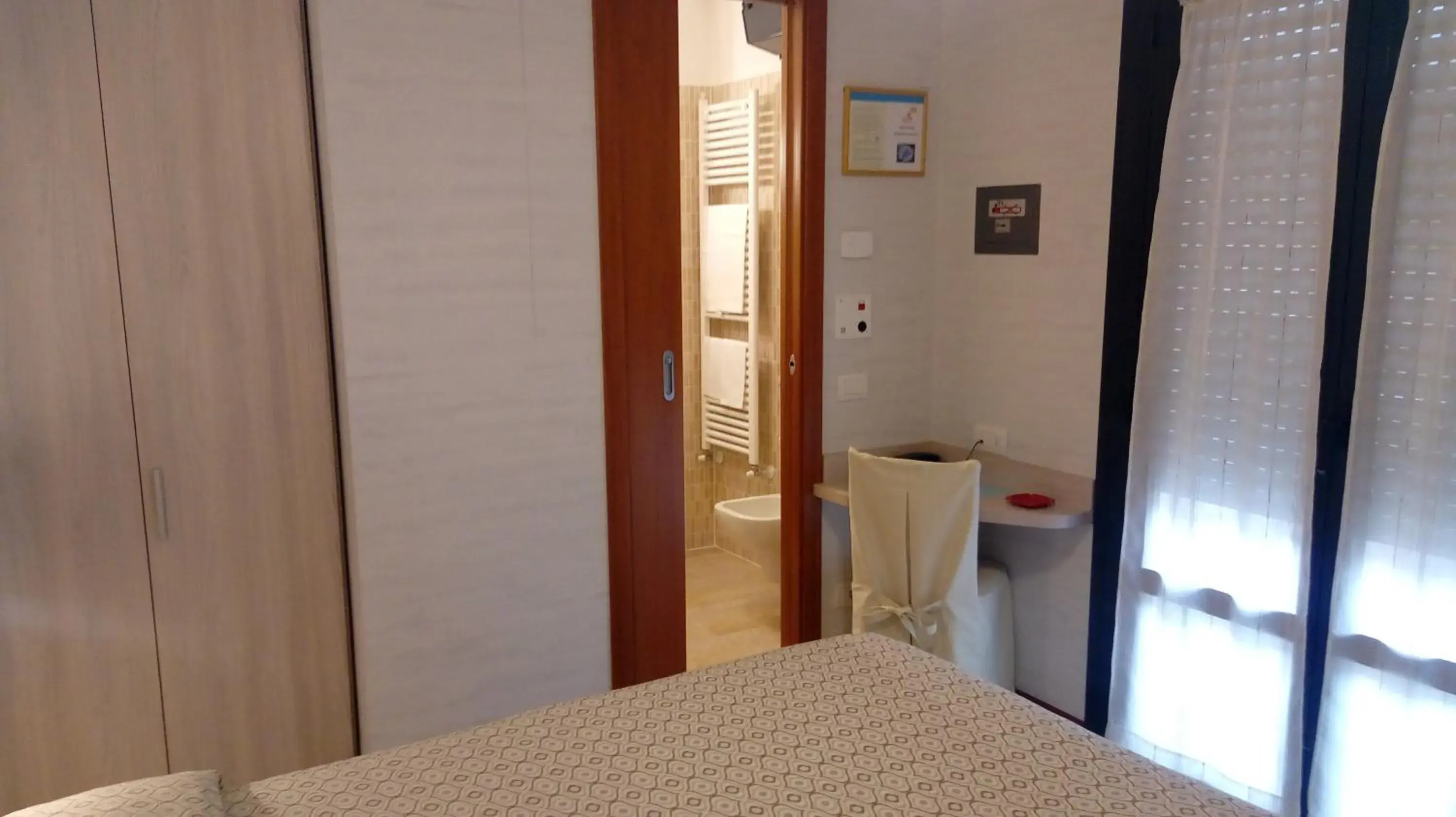 Bed in Hotel Fiordaliso Bed in Hotel Fiordaliso