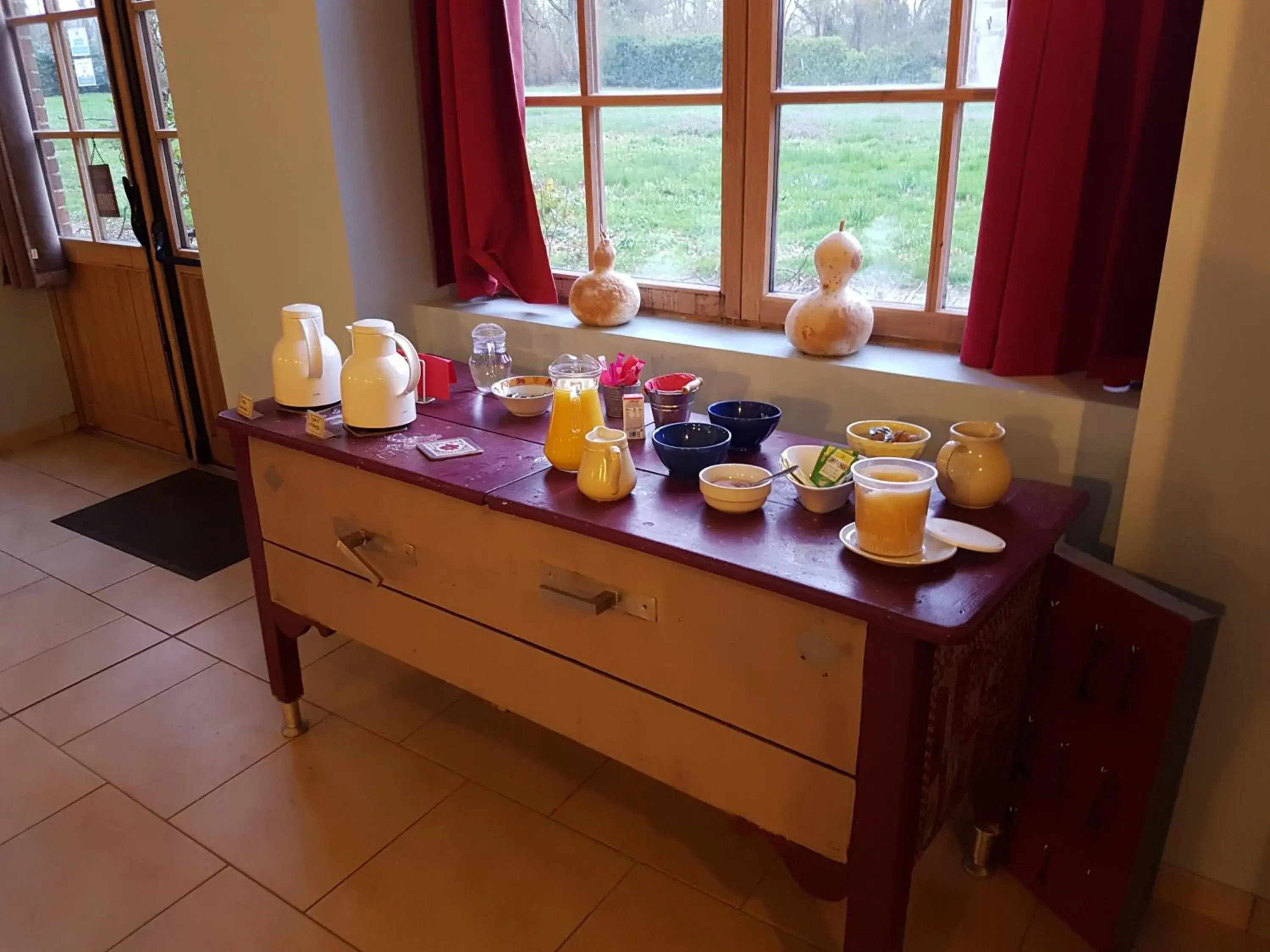 Buffet breakfast in Logis Hôtel Relais Des Caillères Buffet breakfast in Logis Hôtel Relais Des Caillères