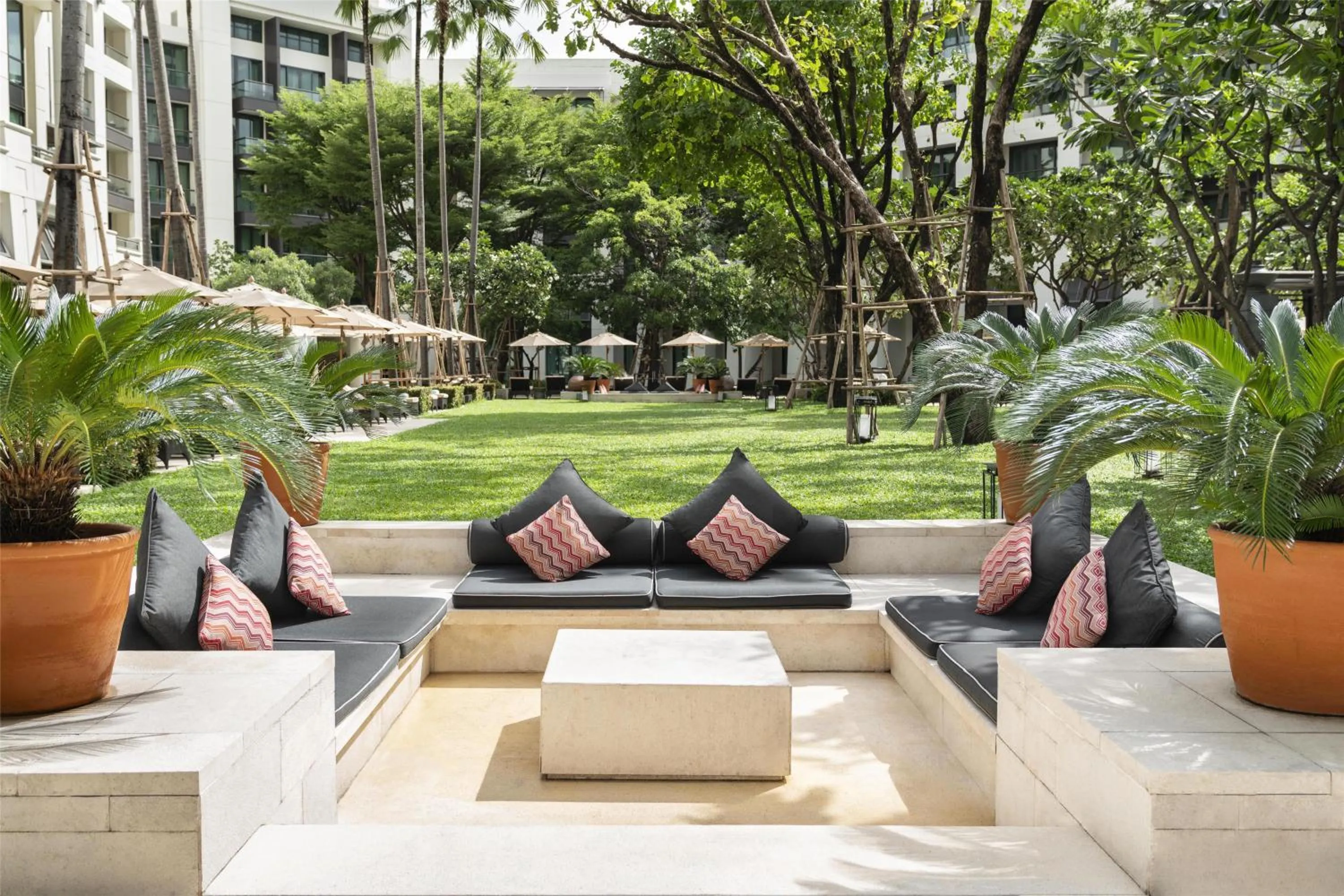 Property building in Siam Kempinski Hotel Bangkok