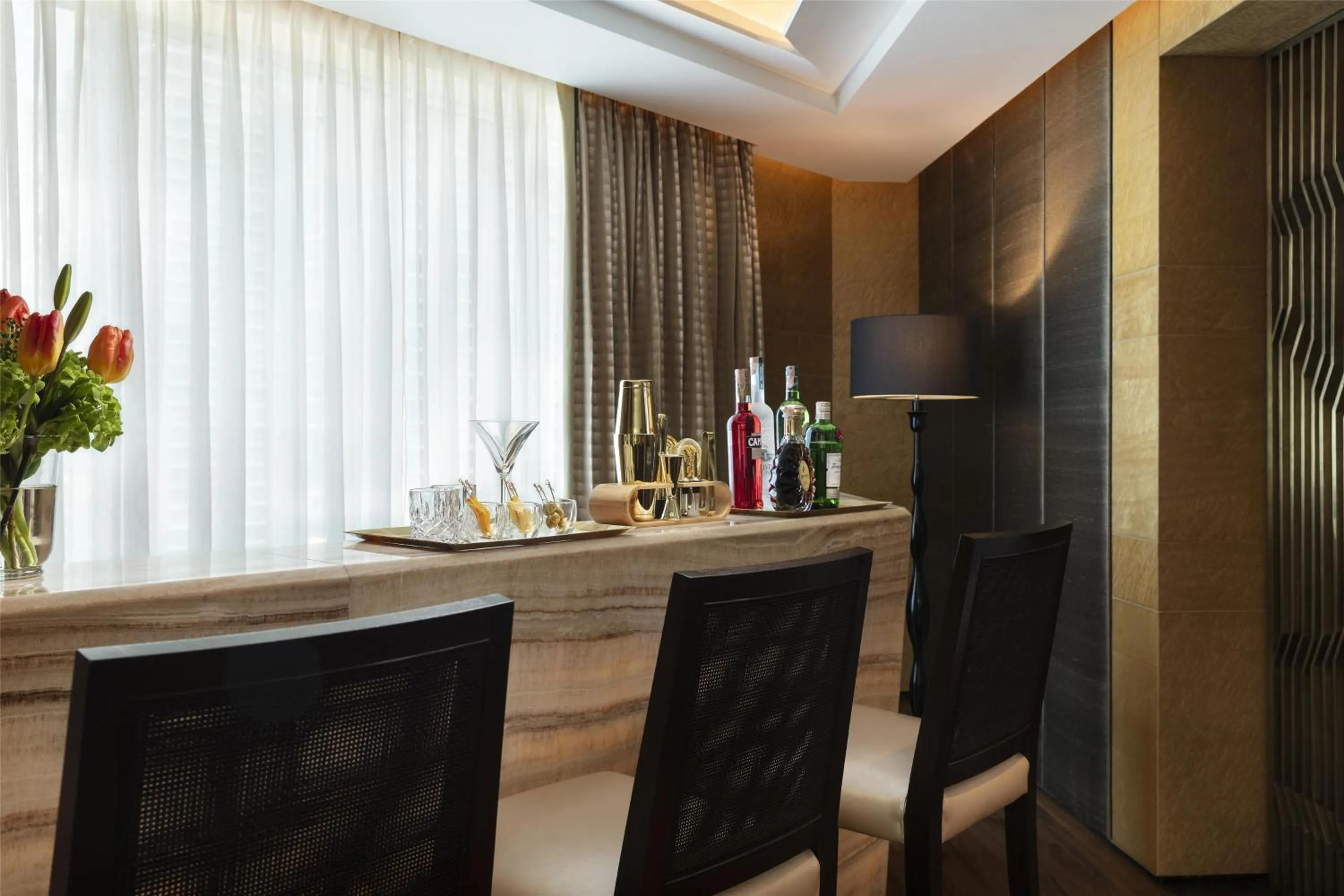 Dining area in Siam Kempinski Hotel Bangkok